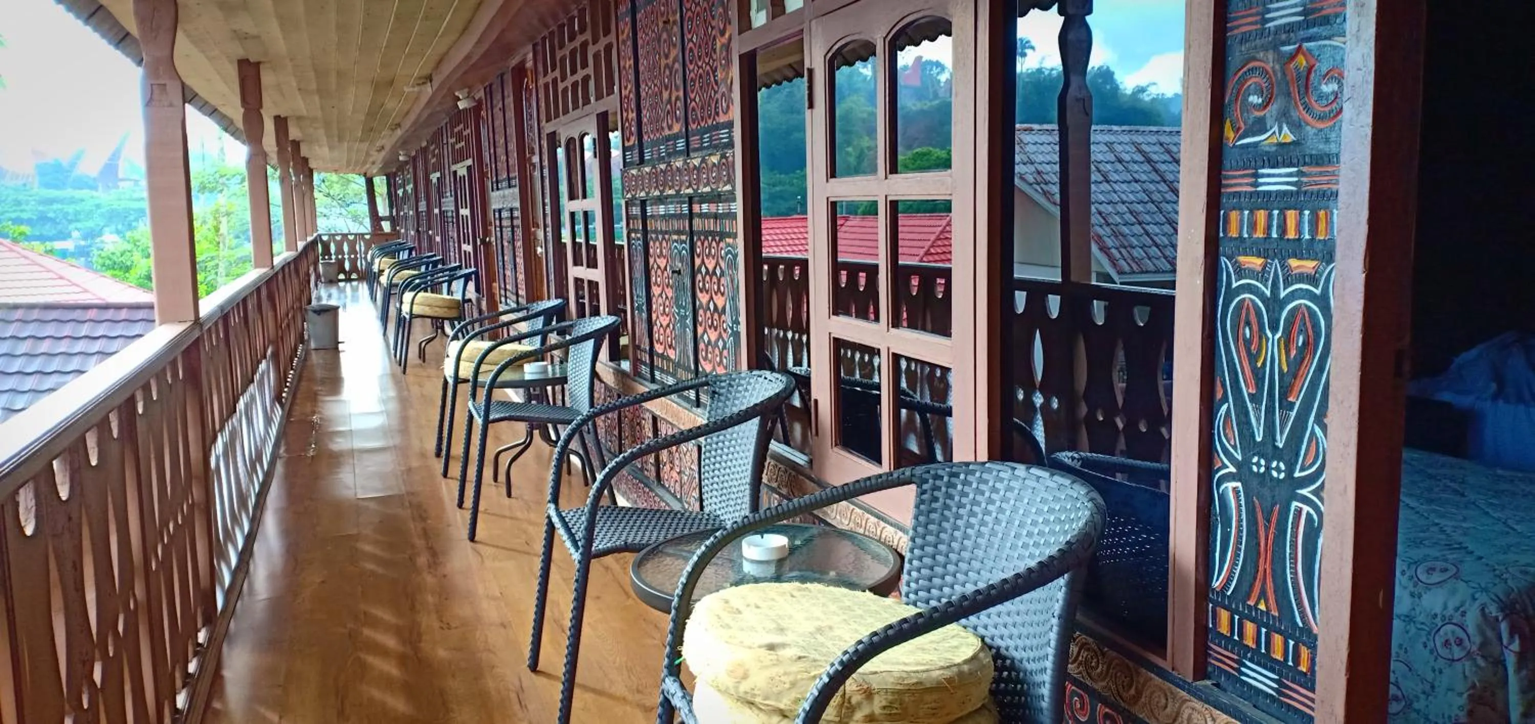 Balcony/Terrace in Toraja Torsina Hotel