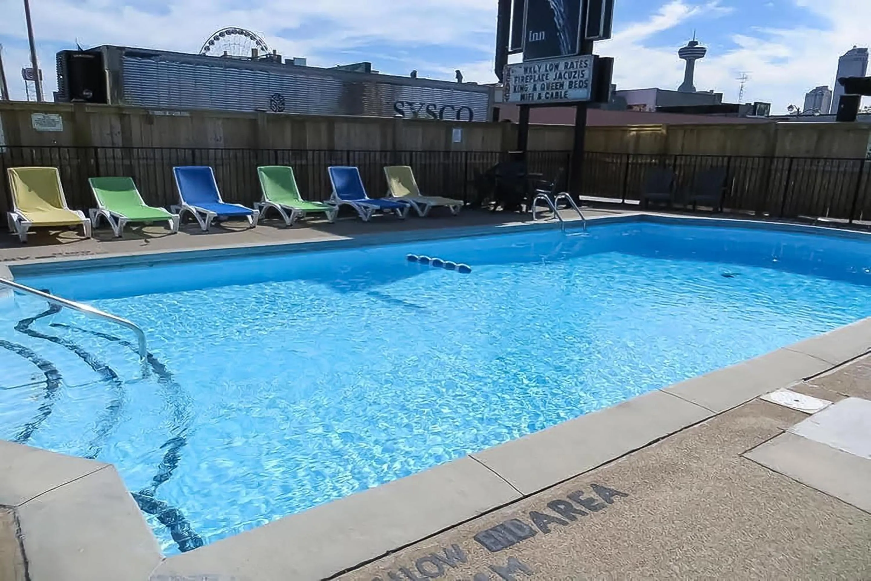 Swimming Pool in Falls Inn Near Casino Niagara By OYO