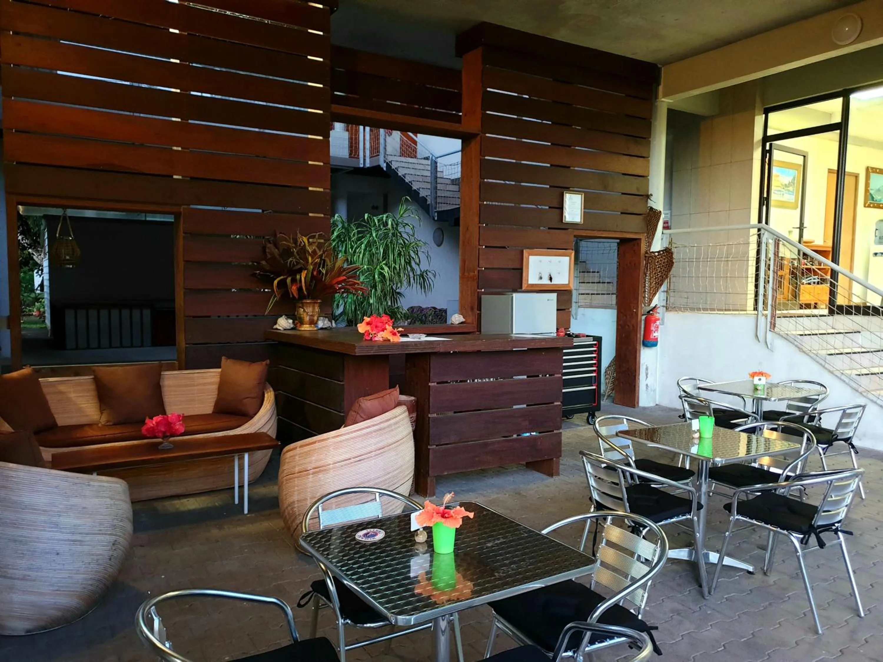 Patio in Residence Vainau Moorea