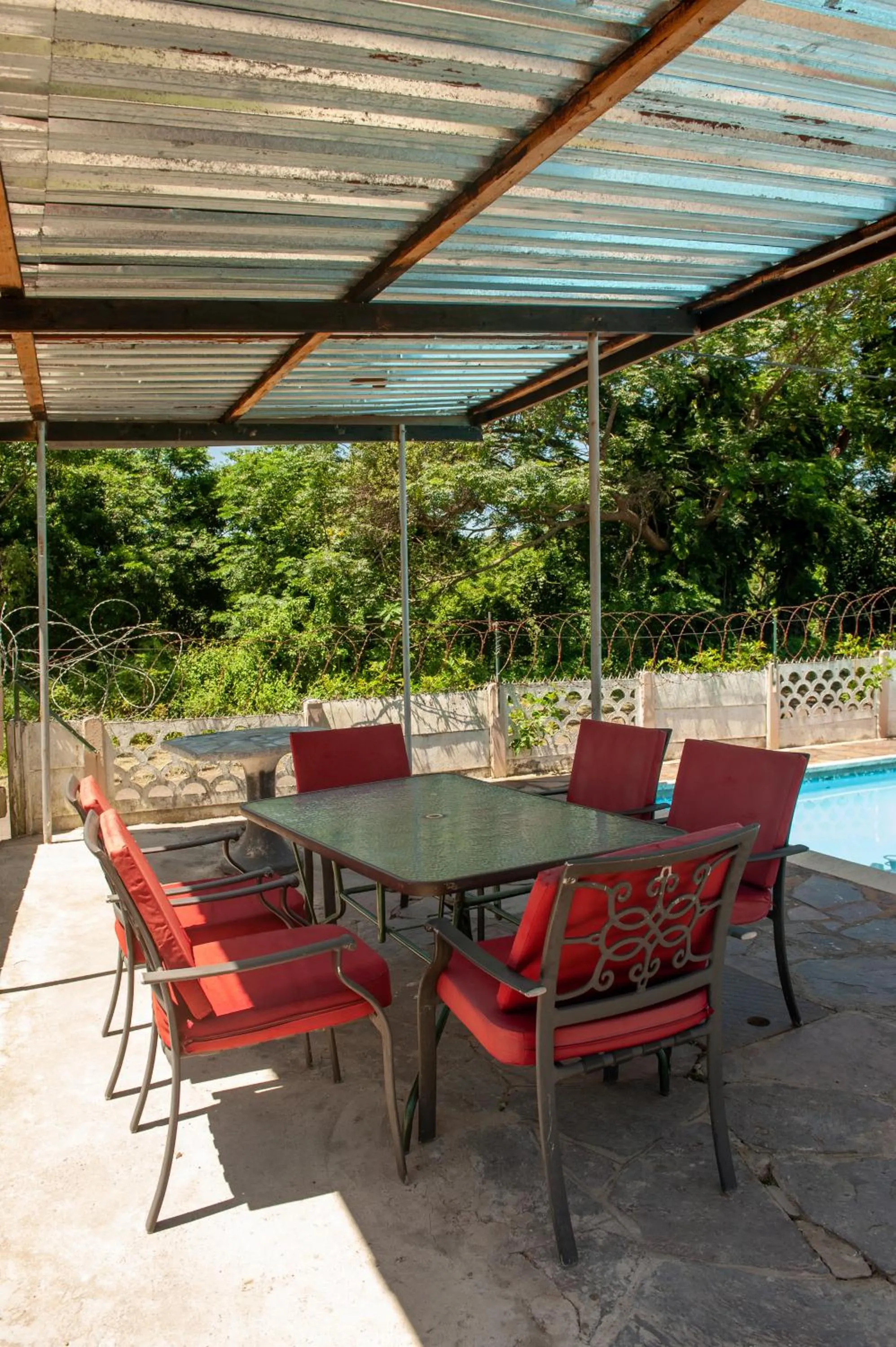 Seating area in Nkosazana Guest House