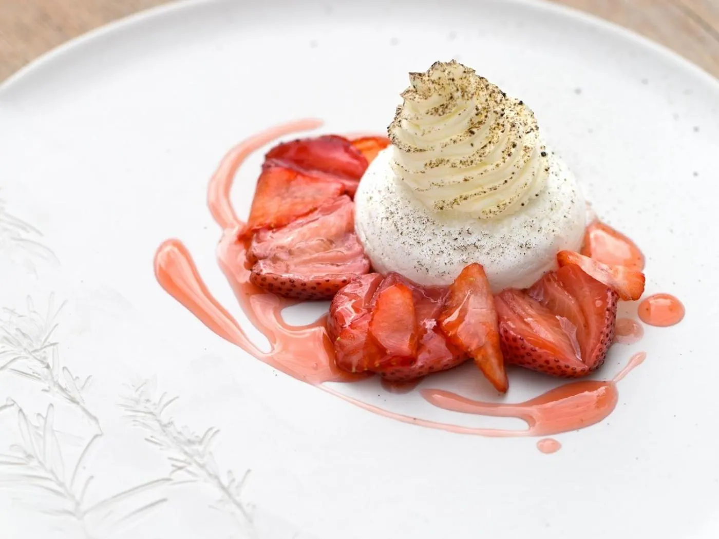 Food close-up in Maison Hache