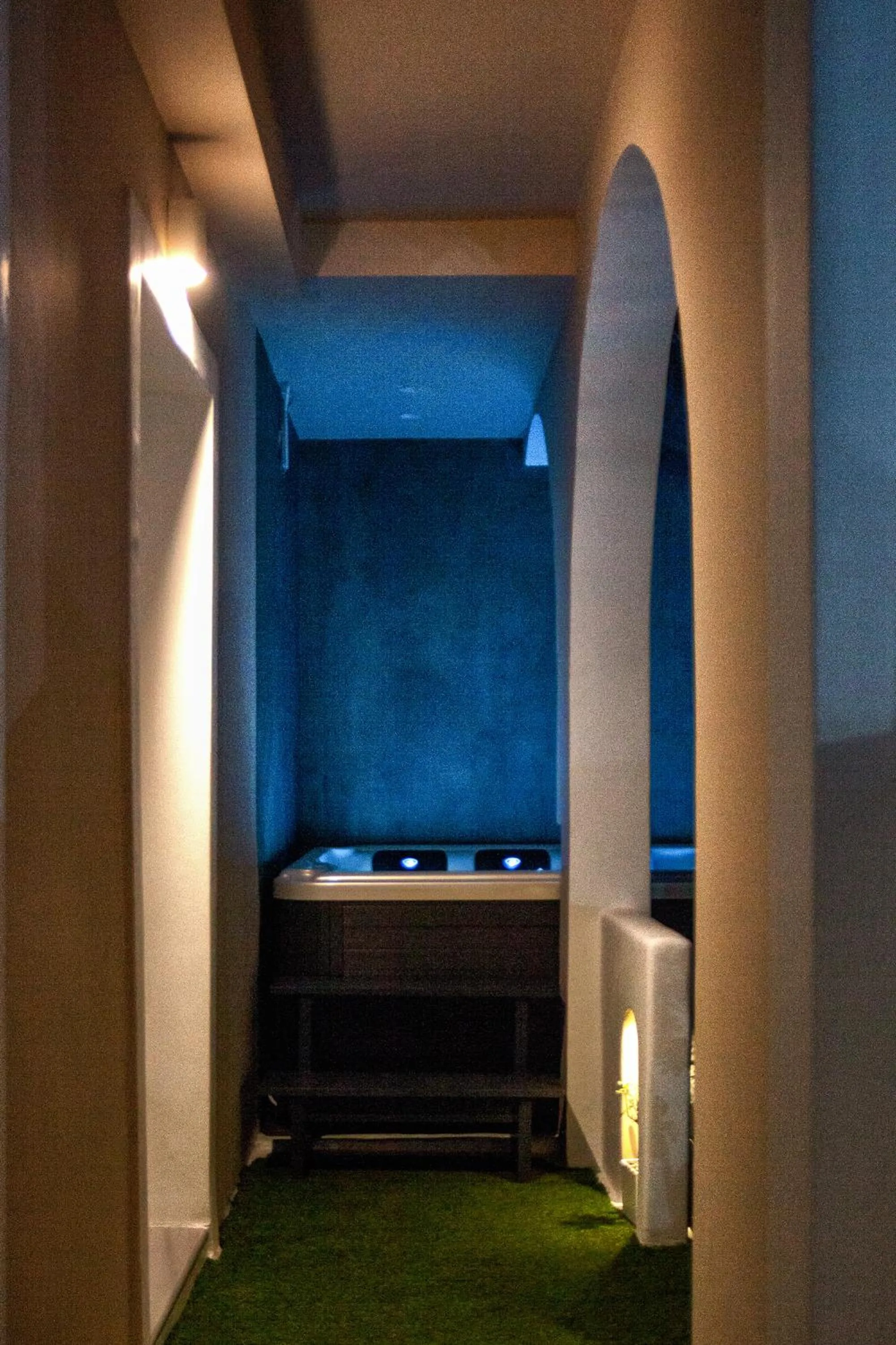 Garden in Villa Galaxy Santorini