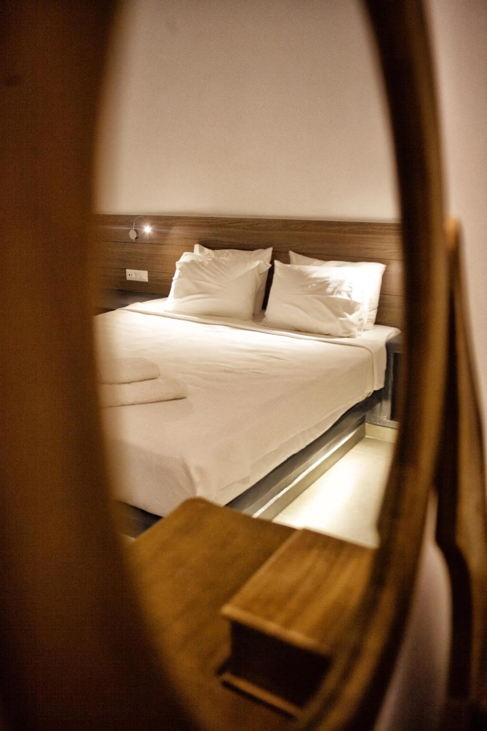 Bedroom, Bed in Villa Galaxy Santorini