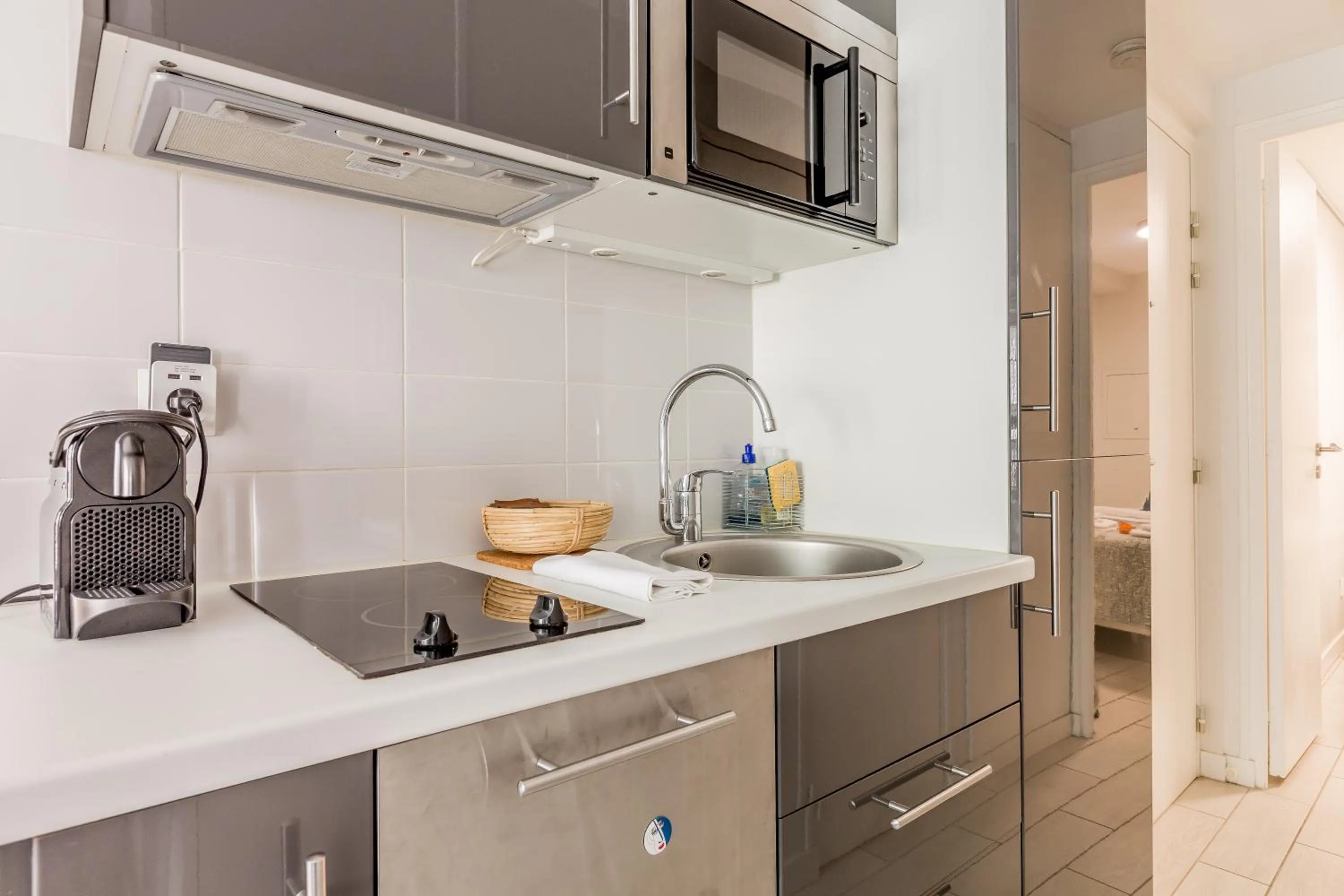 Kitchen or kitchenette in Résidence Louvre - Bellan