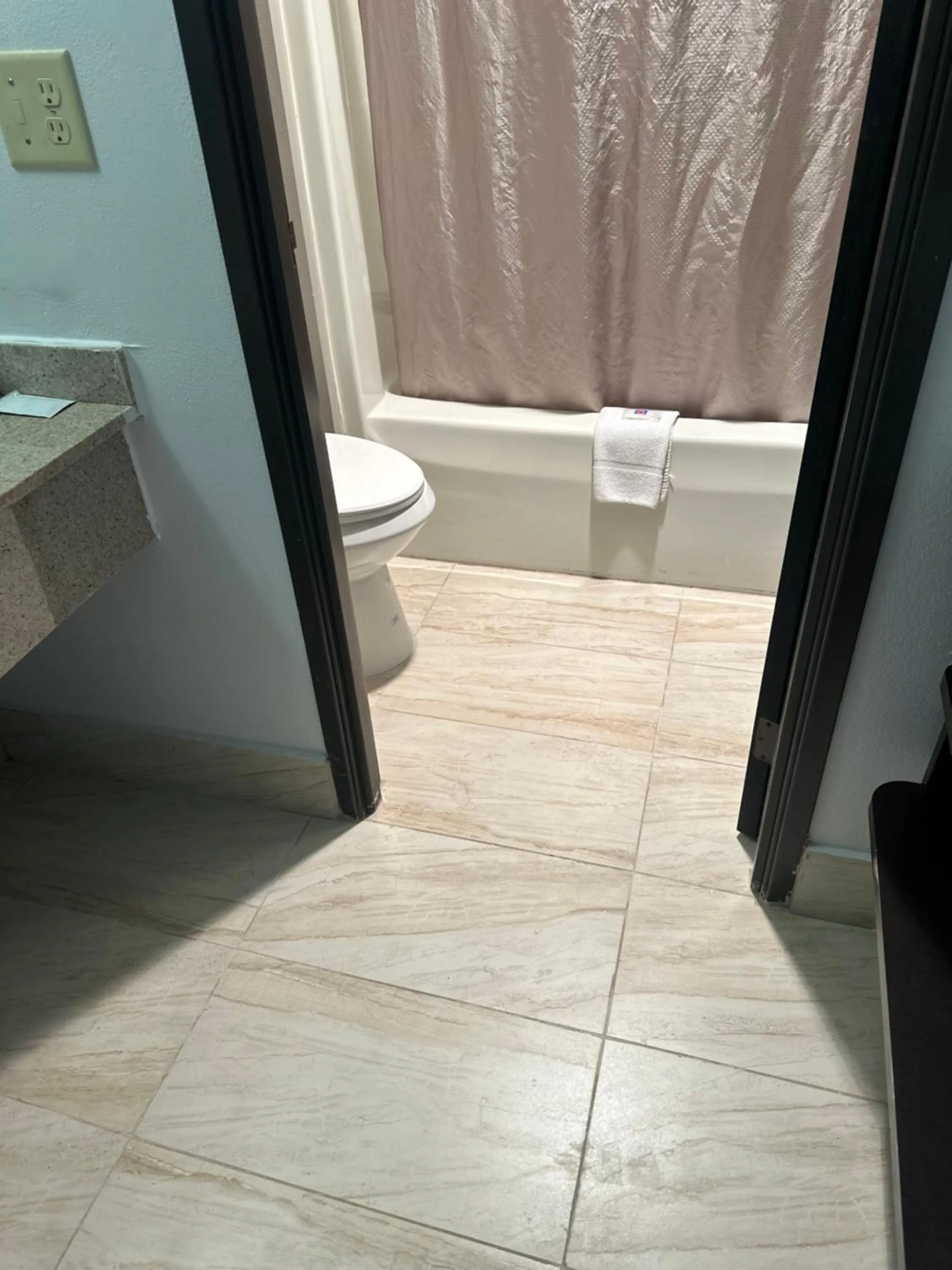 Bathroom in Motel 6-Wisconsin Rapids, WI