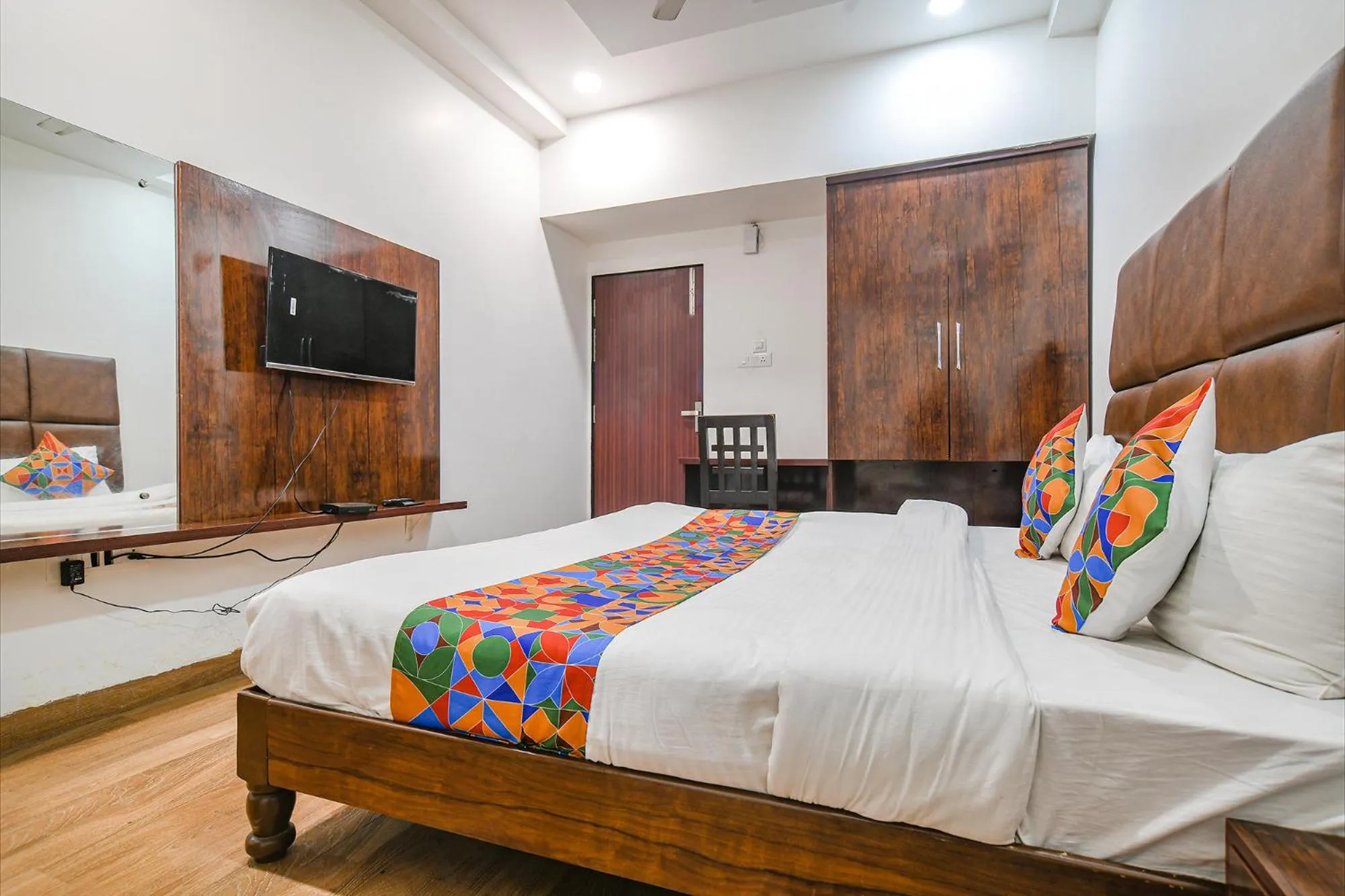 Bed in FabHotel S Pride