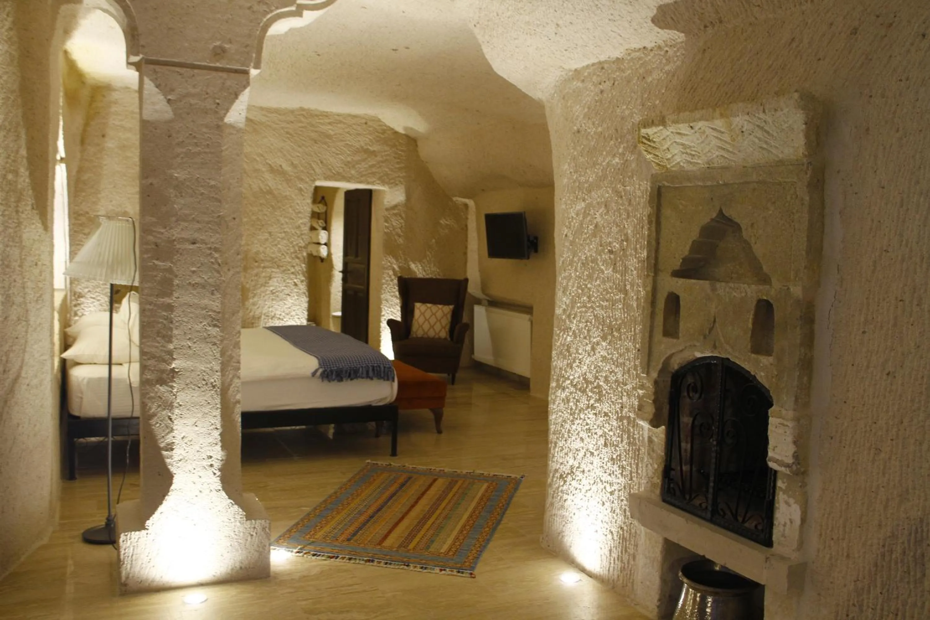 Bed in Corner İn Cappadocia