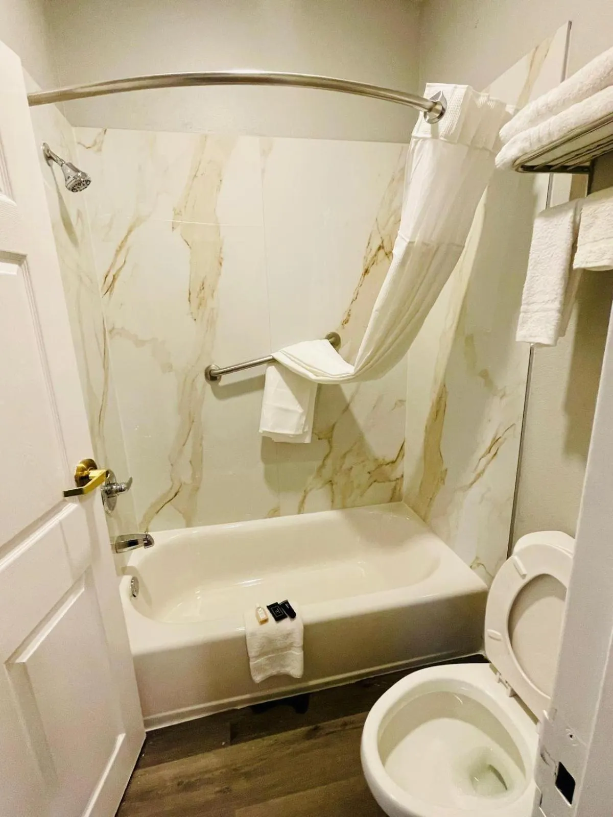 Bathroom in Americas Best Value Inn La Porte