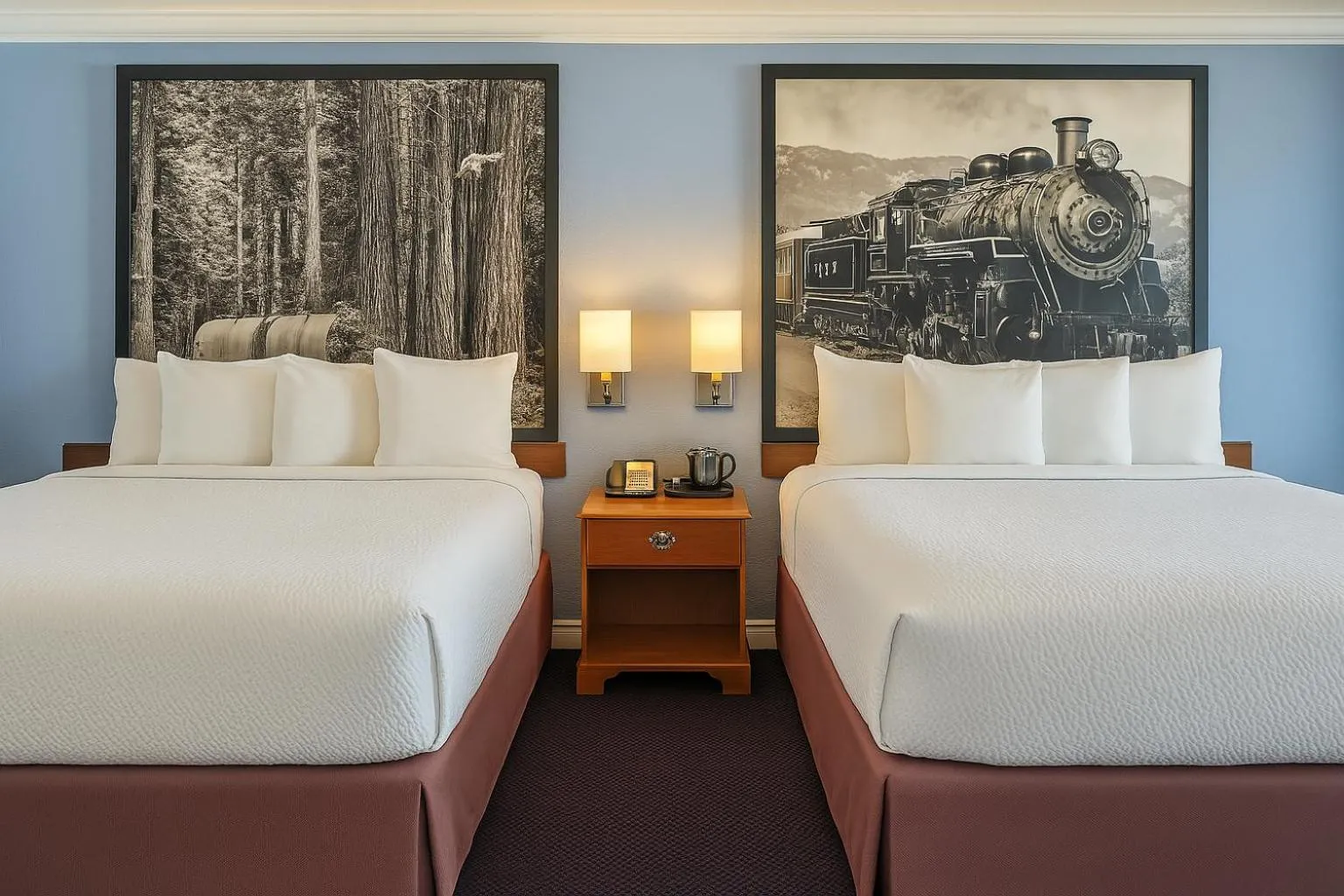 Bed in Creekside Inn & Suites