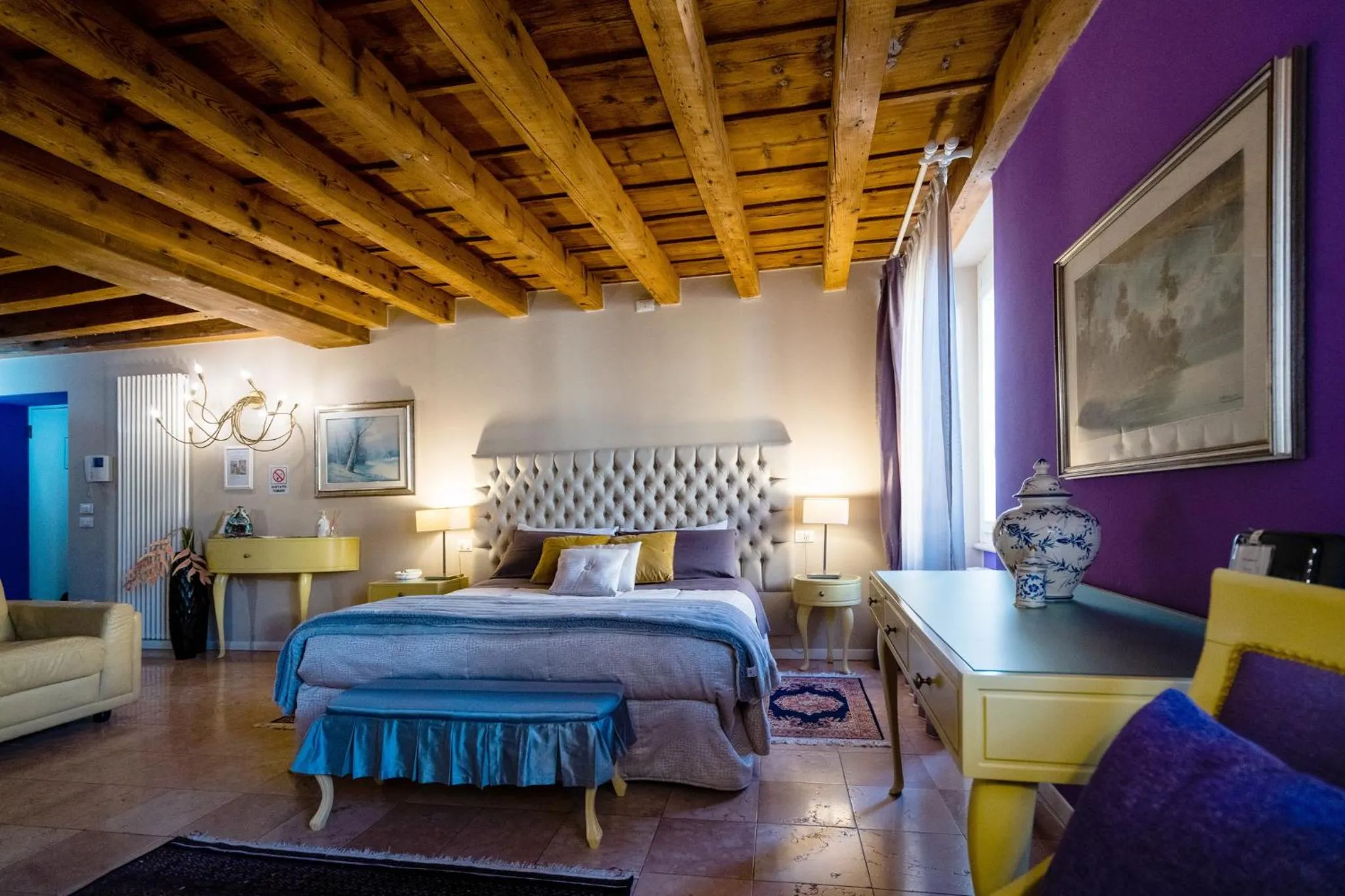 Bedroom, Bed in Mazzini Suite