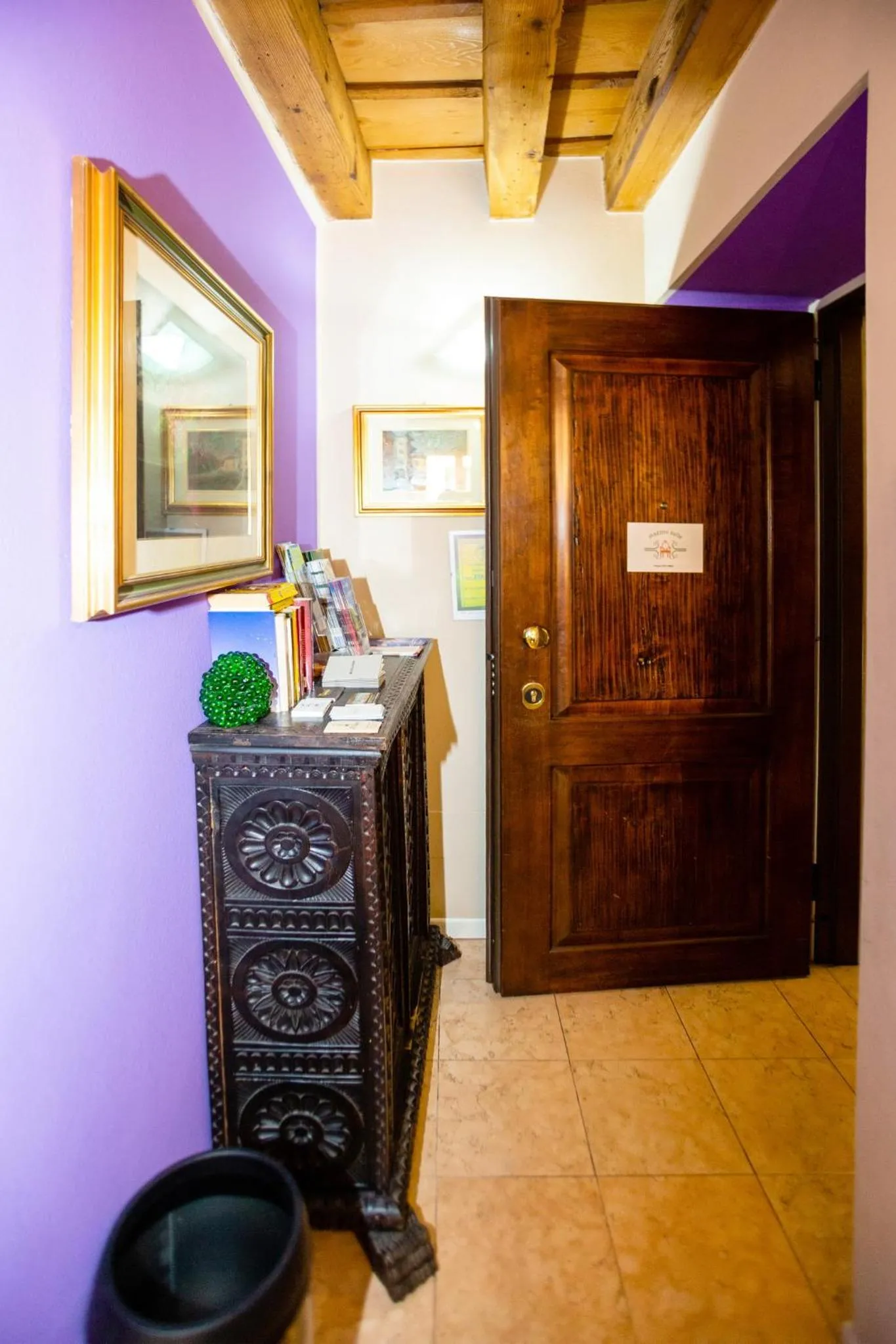 Dining area in Mazzini Suite