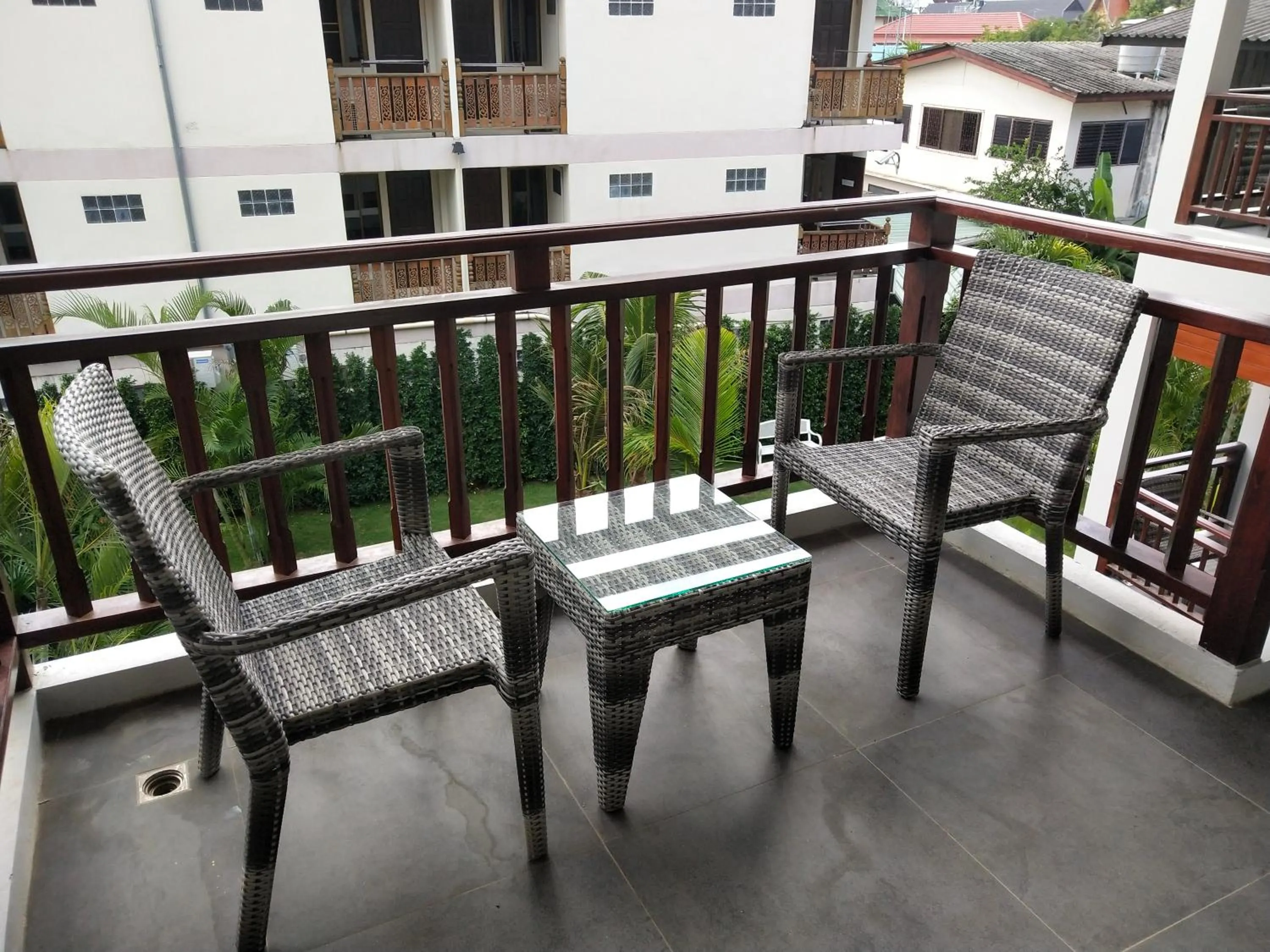 Balcony/Terrace in Hotel De Sripoom