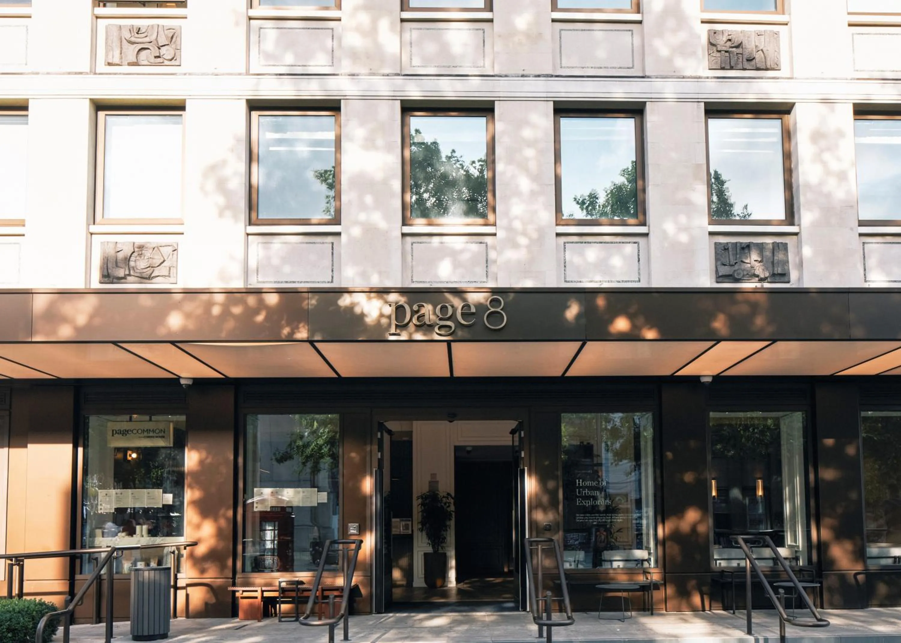 Facade/entrance in Page8, Page Hotels