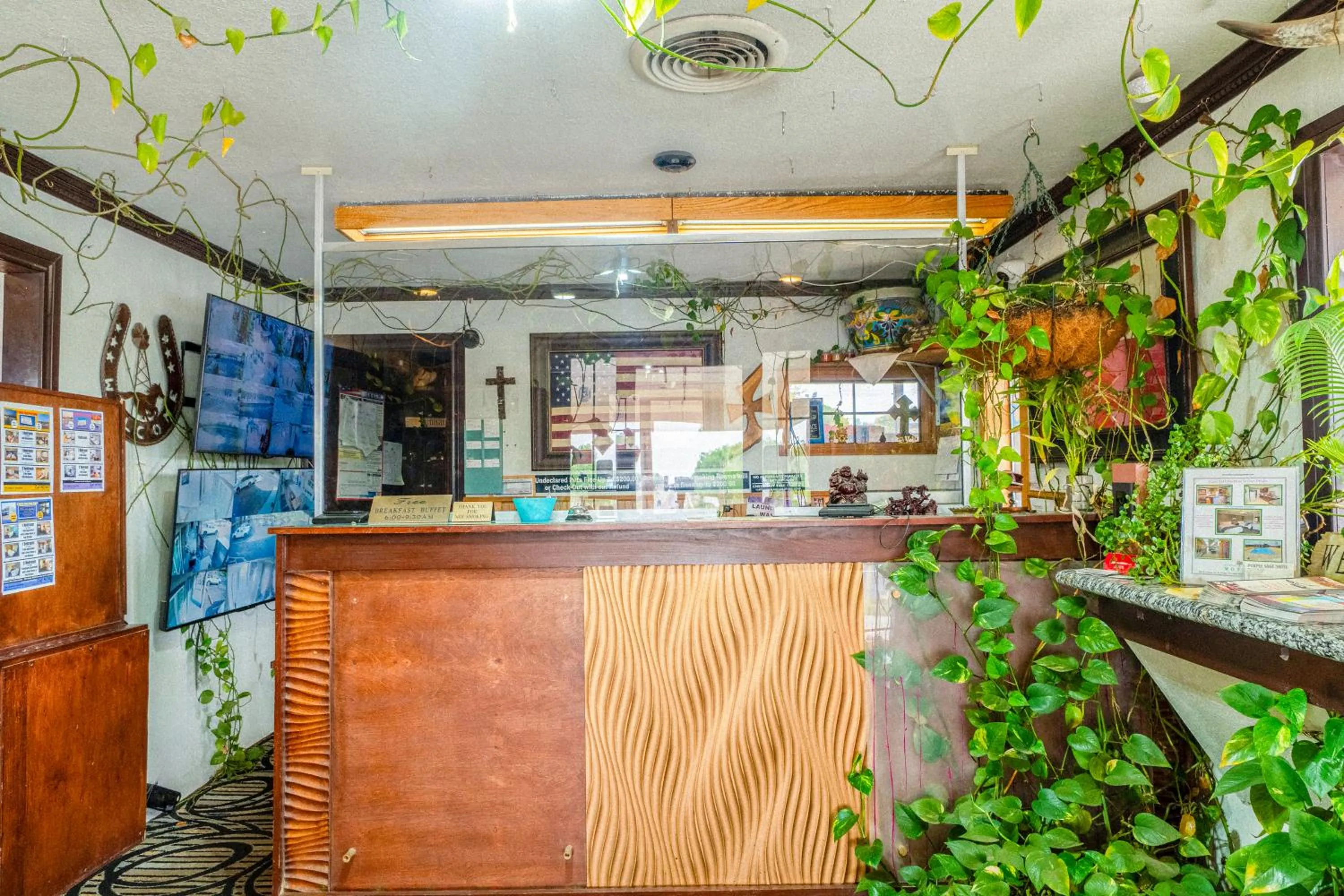 Lobby or reception in Purple Sage By OYO Snyder TX