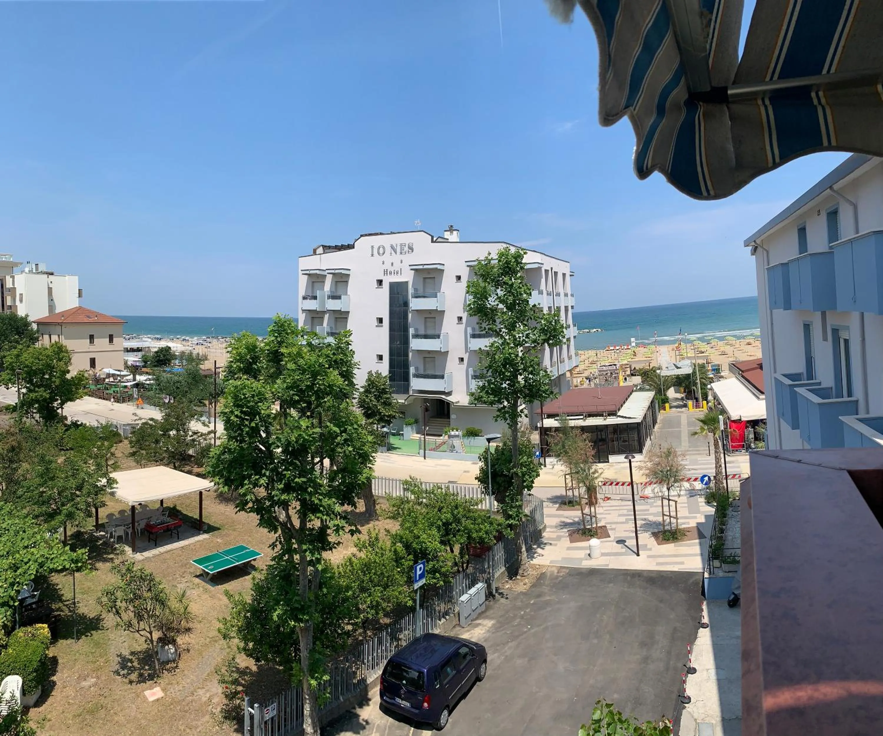 Garden view in Hotel Del Vecchio