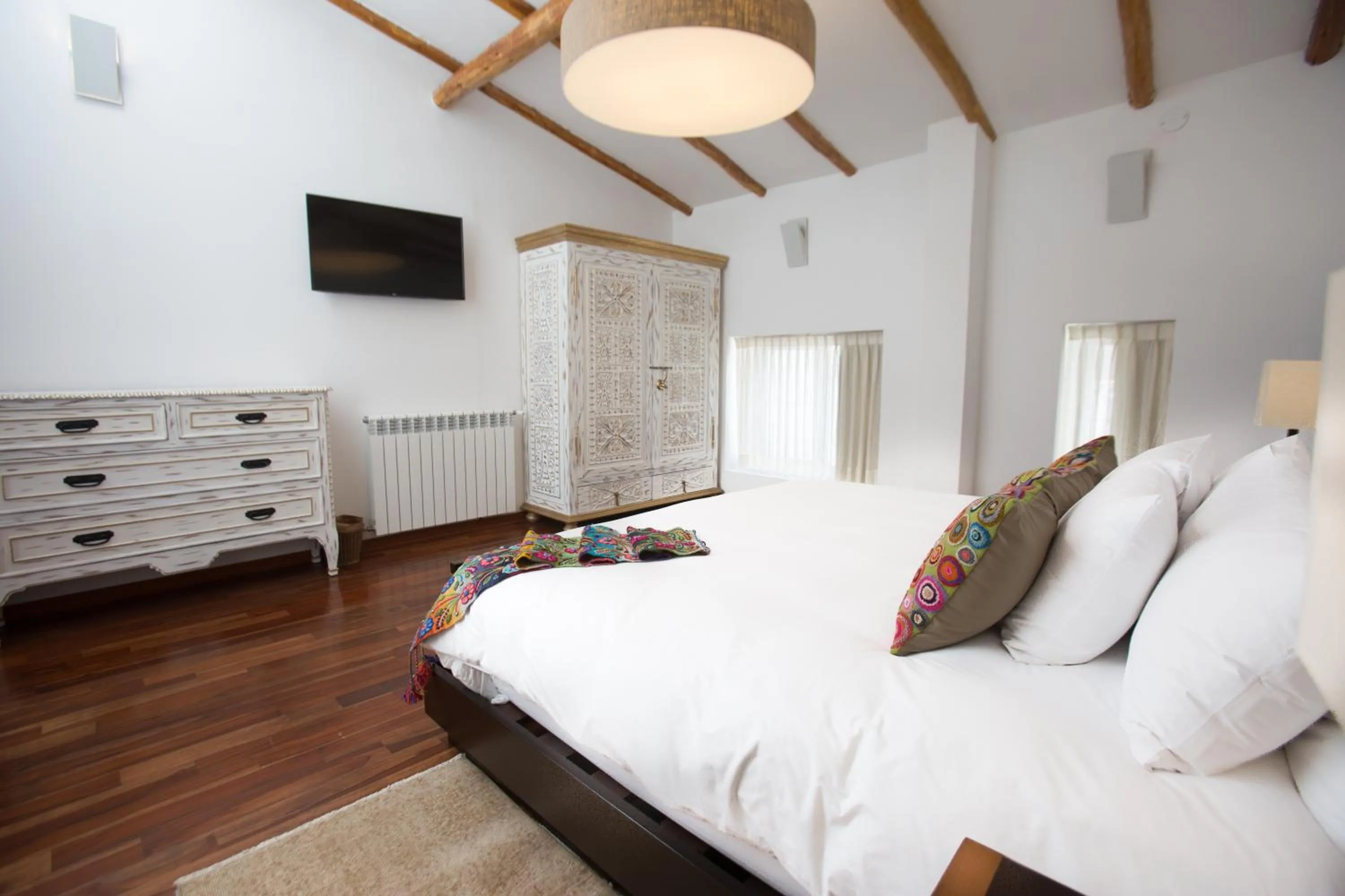 Bed in Tocuyeros Boutique Hotel