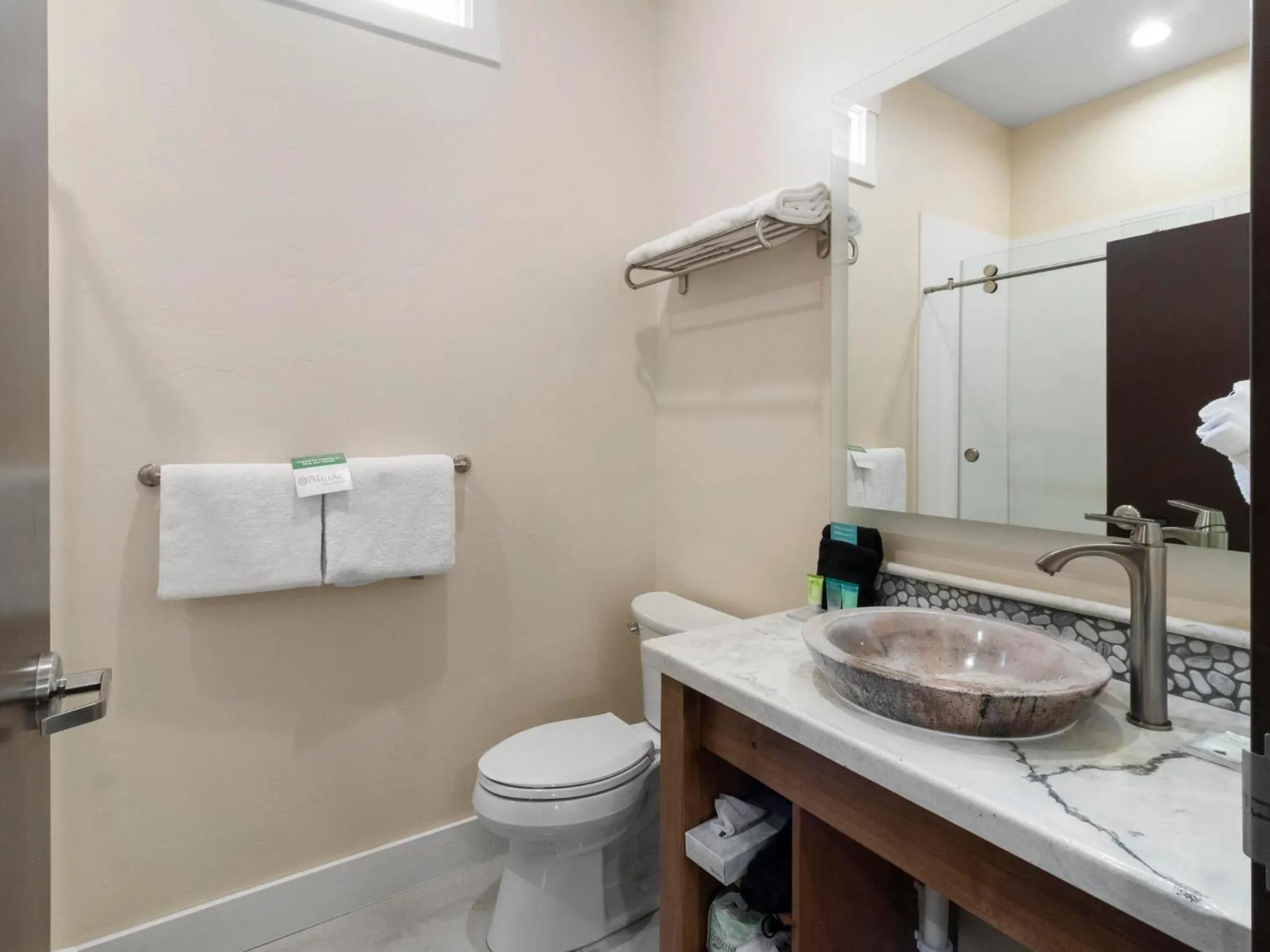 Shower in Bluff Dwellings Resort