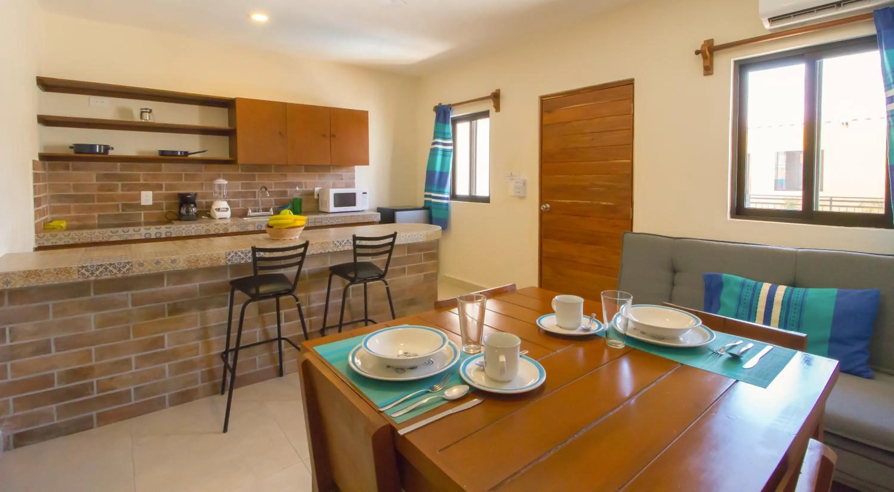 Kitchen or kitchenette in AKBAL Playa - Beach Zone