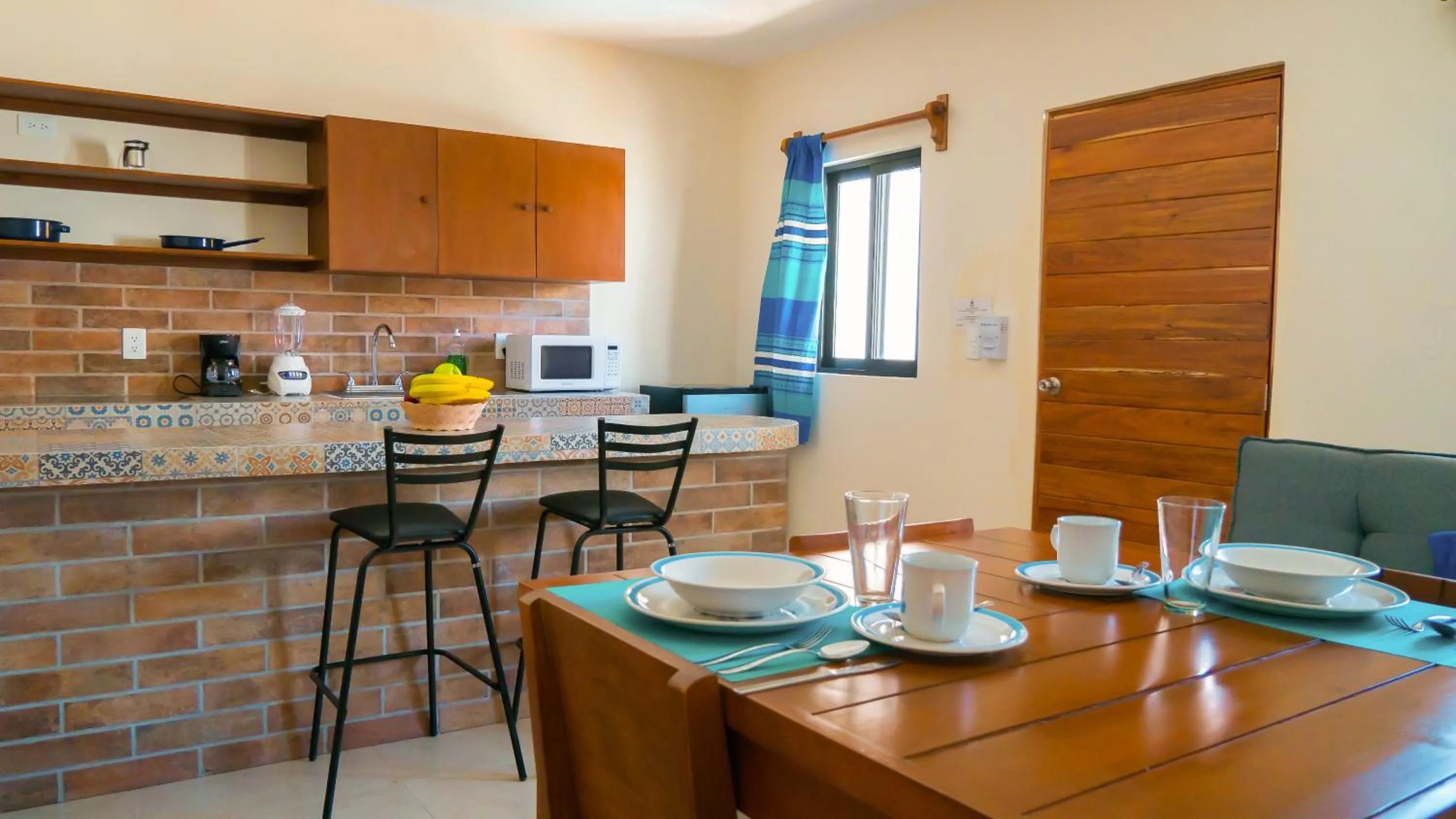 Kitchen or kitchenette in AKBAL Playa - Beach Zone