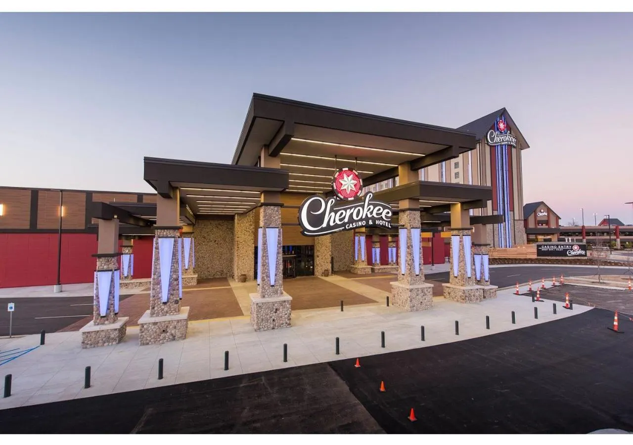 Property building in Cherokee Casino Hotel Roland