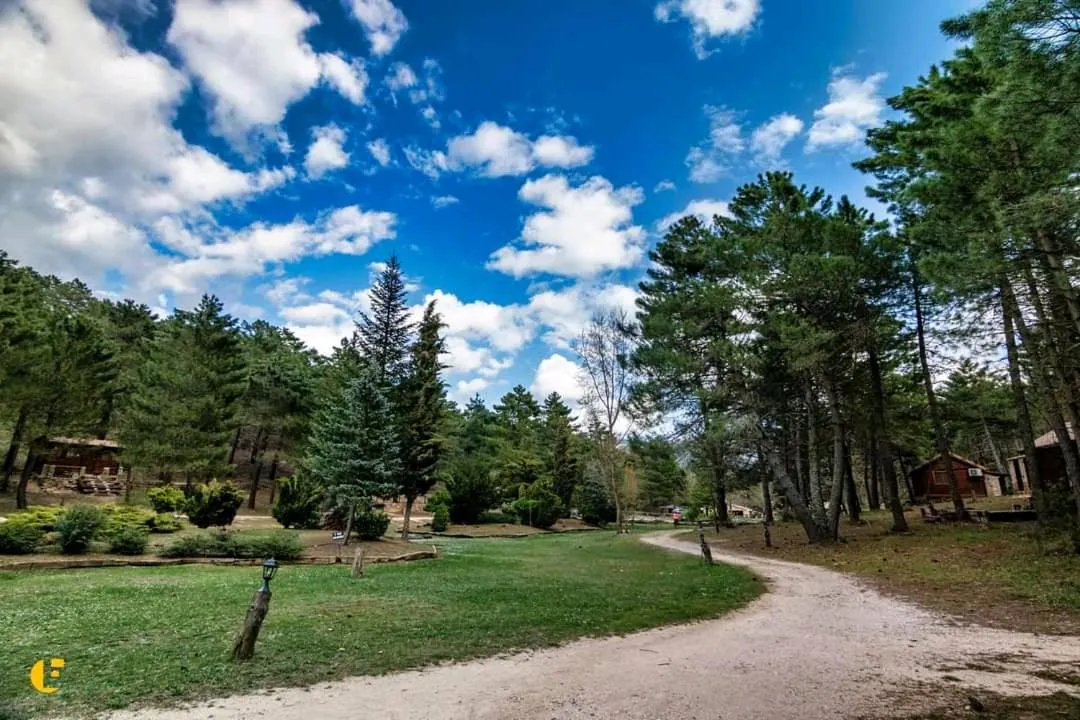 Garden in La cabaña del lago en ZAFIRO LAGUNAZO Parque Natural del Río Mundo
