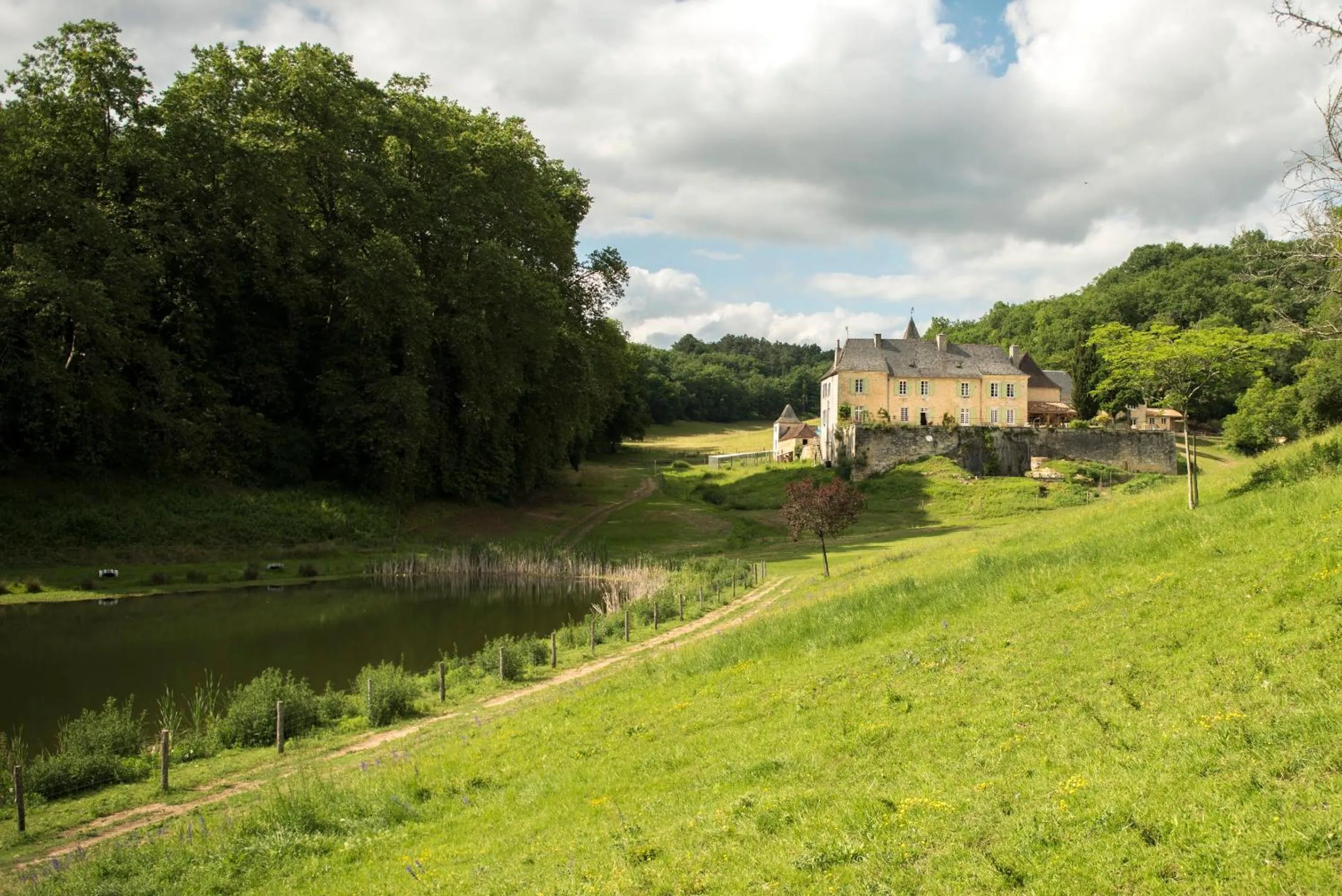 Garden in Château de Valette