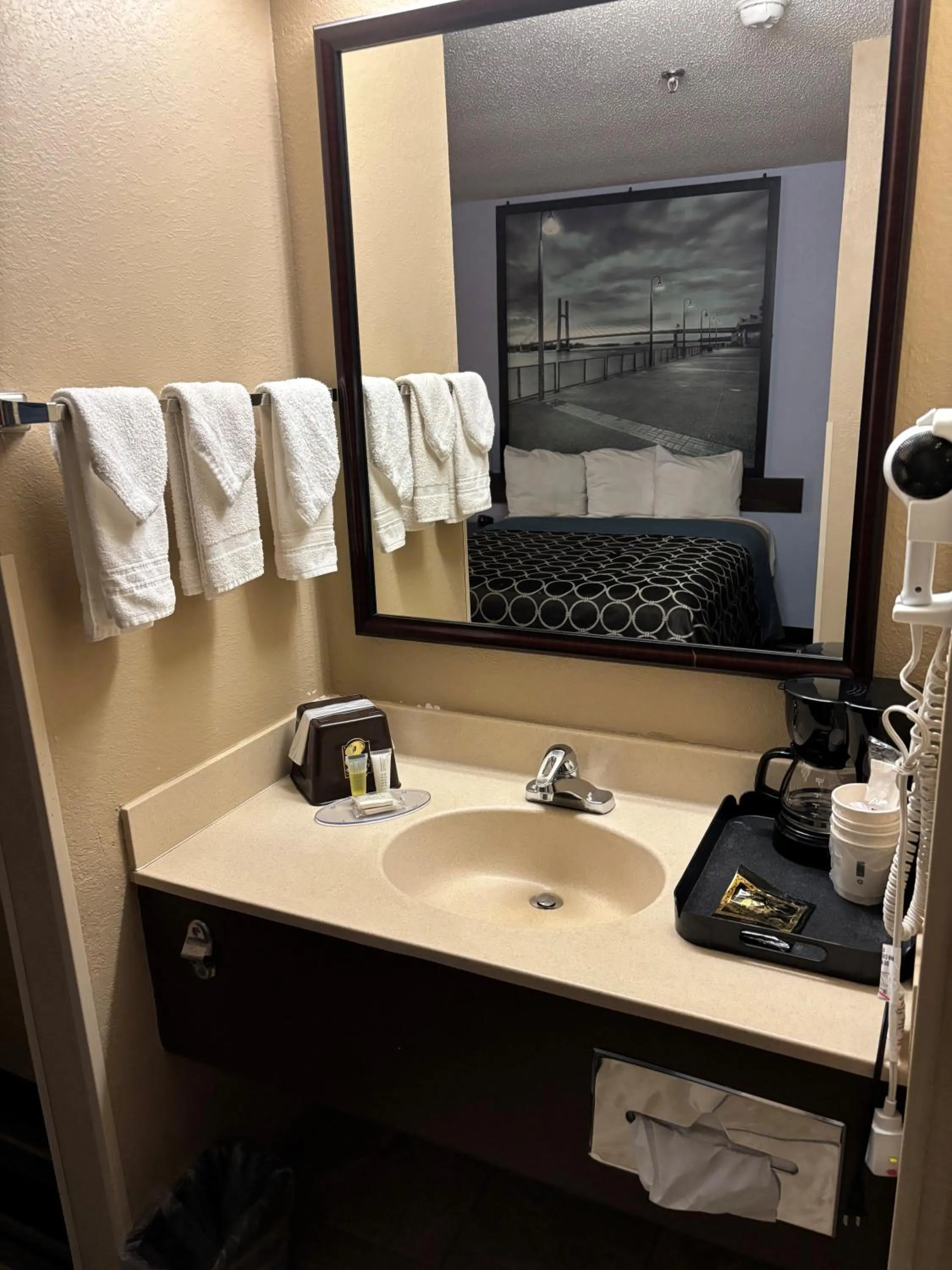 Bathroom in Super 8 by Wyndham Fairfield