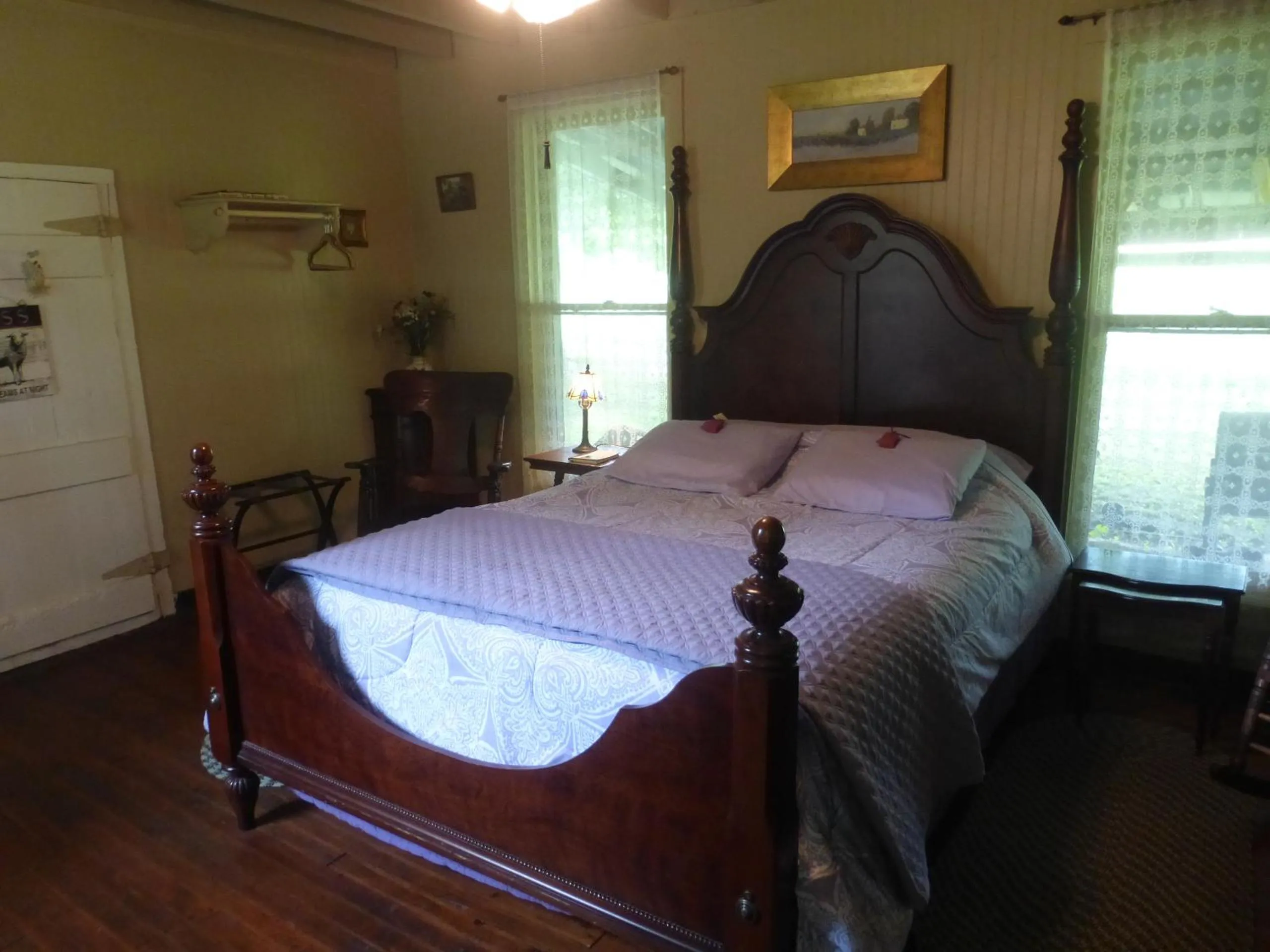 Bed in Mulberry Lavender Farm and B&B