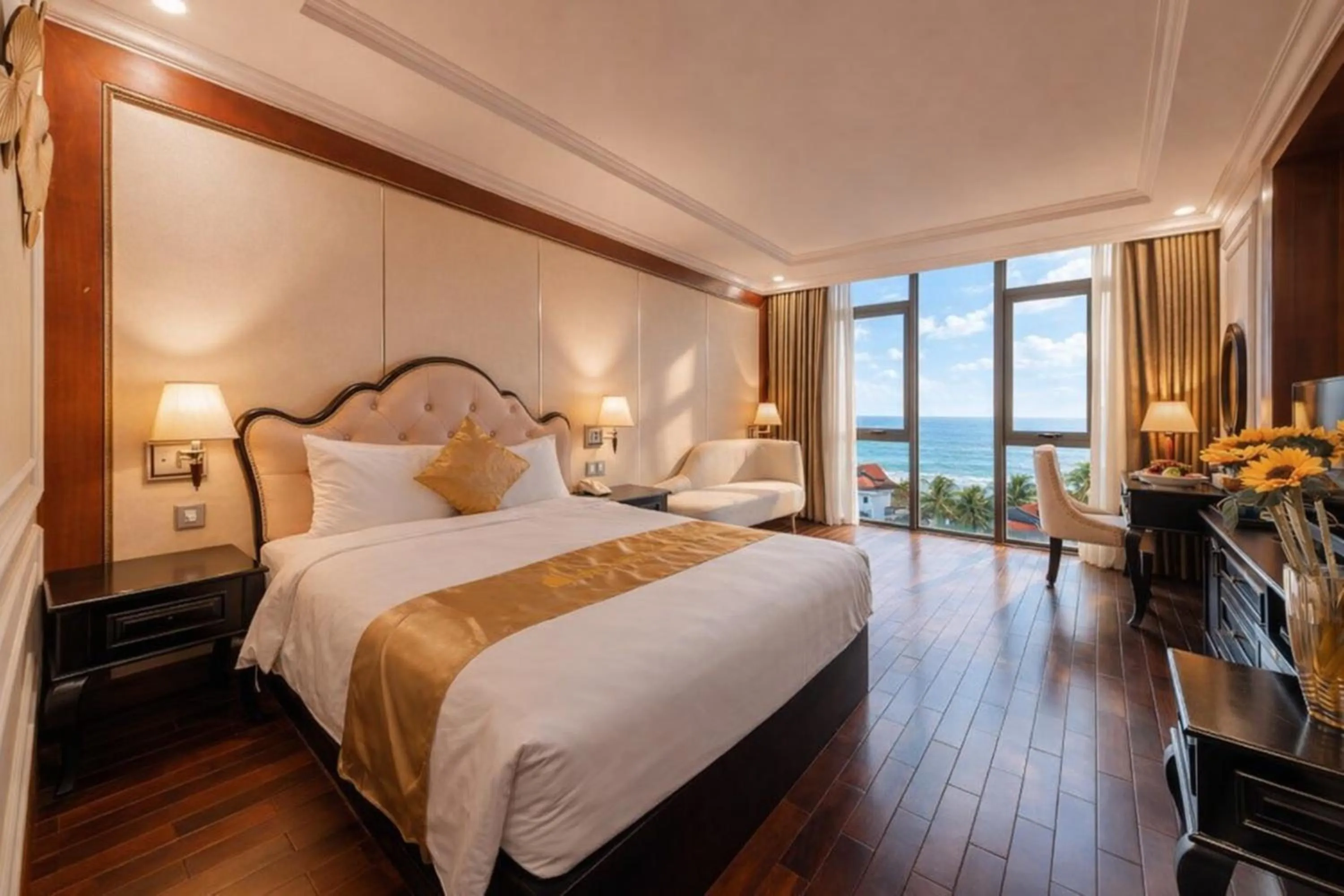 Bed in Mira Boutique Hotel Quy Nhon