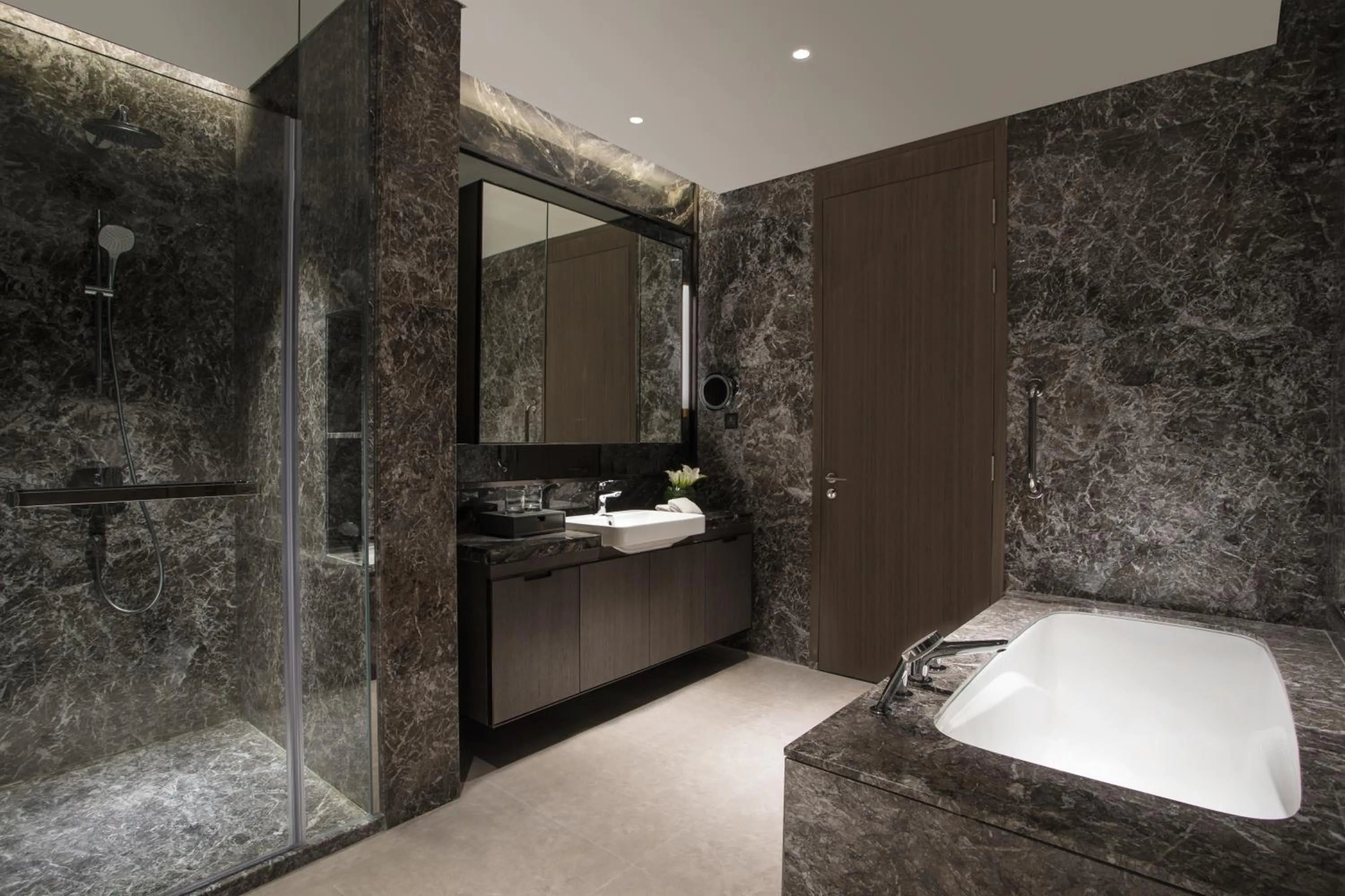 Bathroom, Bed in Ascott Songshan Lake Dongguan