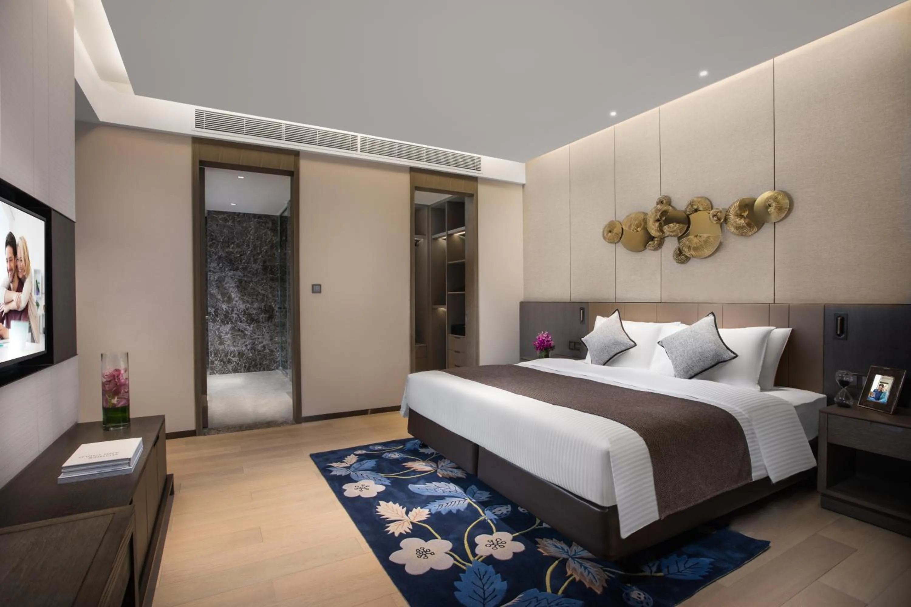 Bed in Ascott Songshan Lake Dongguan