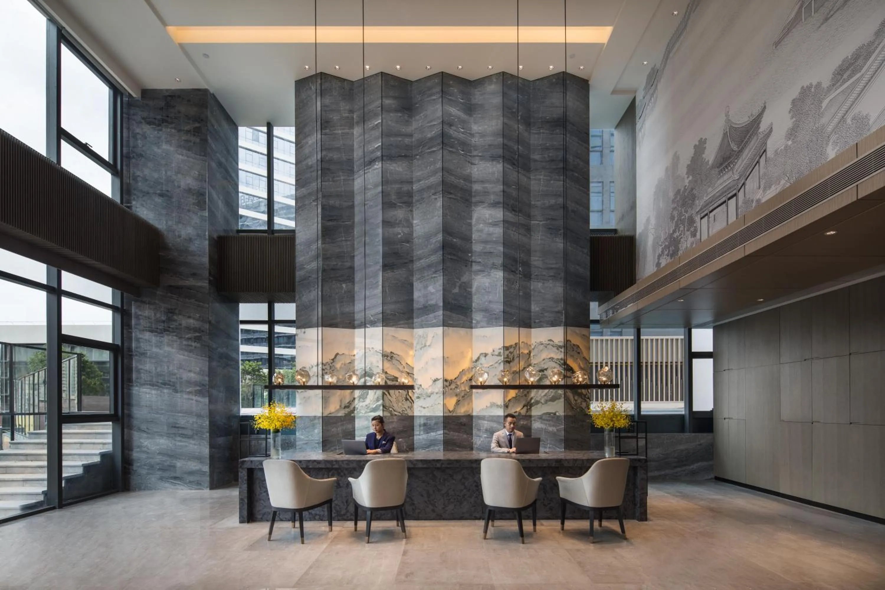 Lobby or reception in Ascott Songshan Lake Dongguan