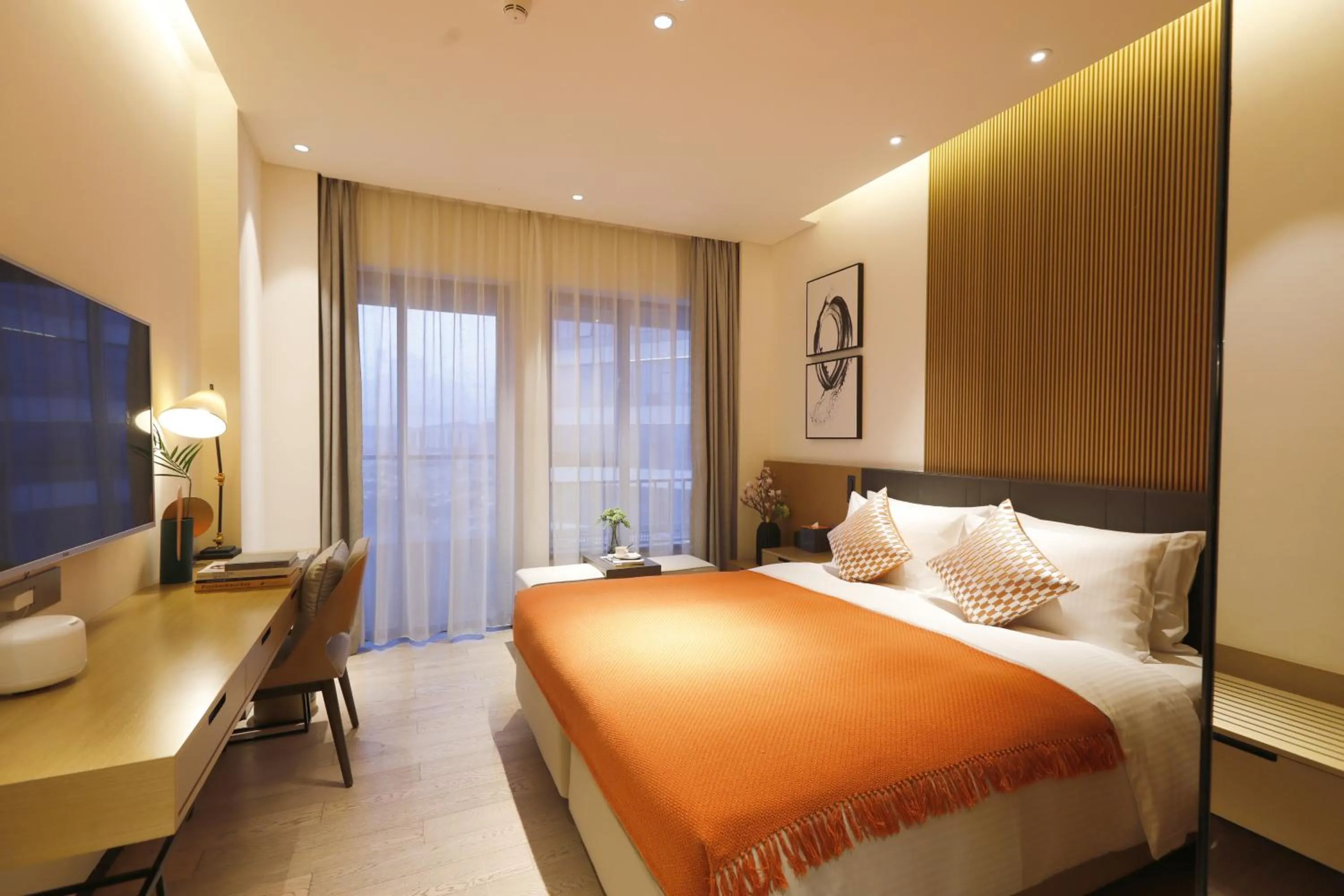 Bedroom, Bed in Citadines Songshan Lake Dongguan