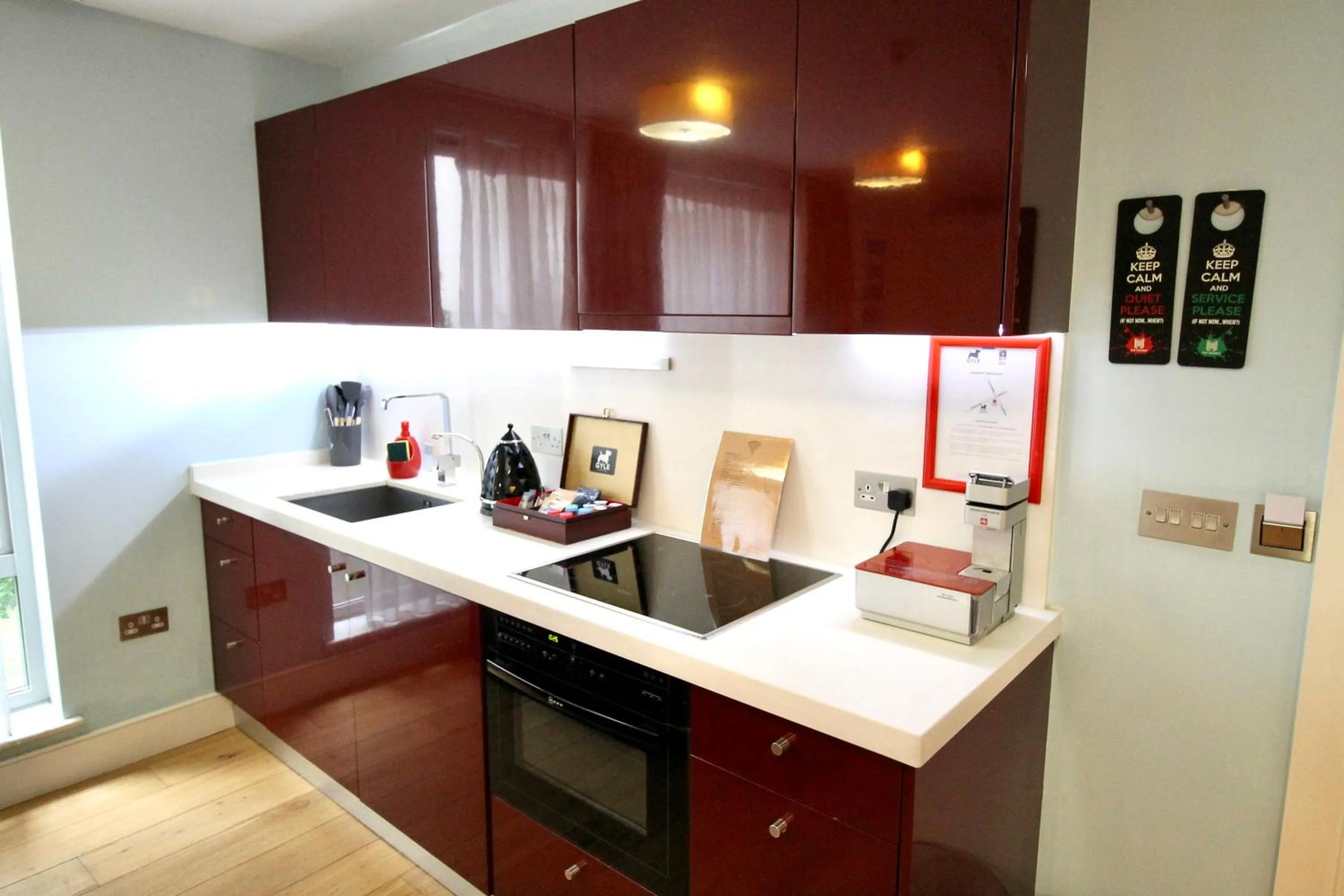 Kitchen or kitchenette in Residences at The Gyle - London