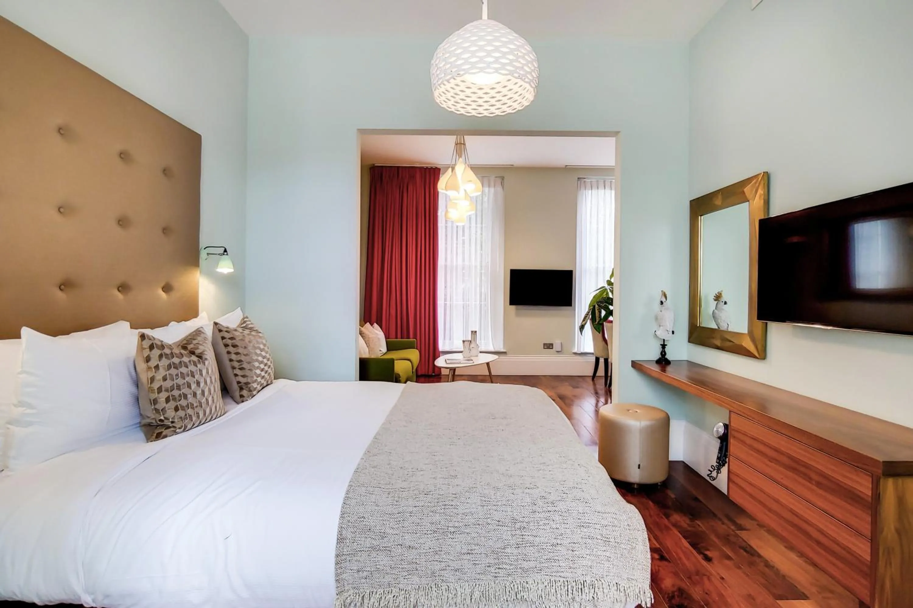 Bedroom, Bed in Residences at The Gyle - London