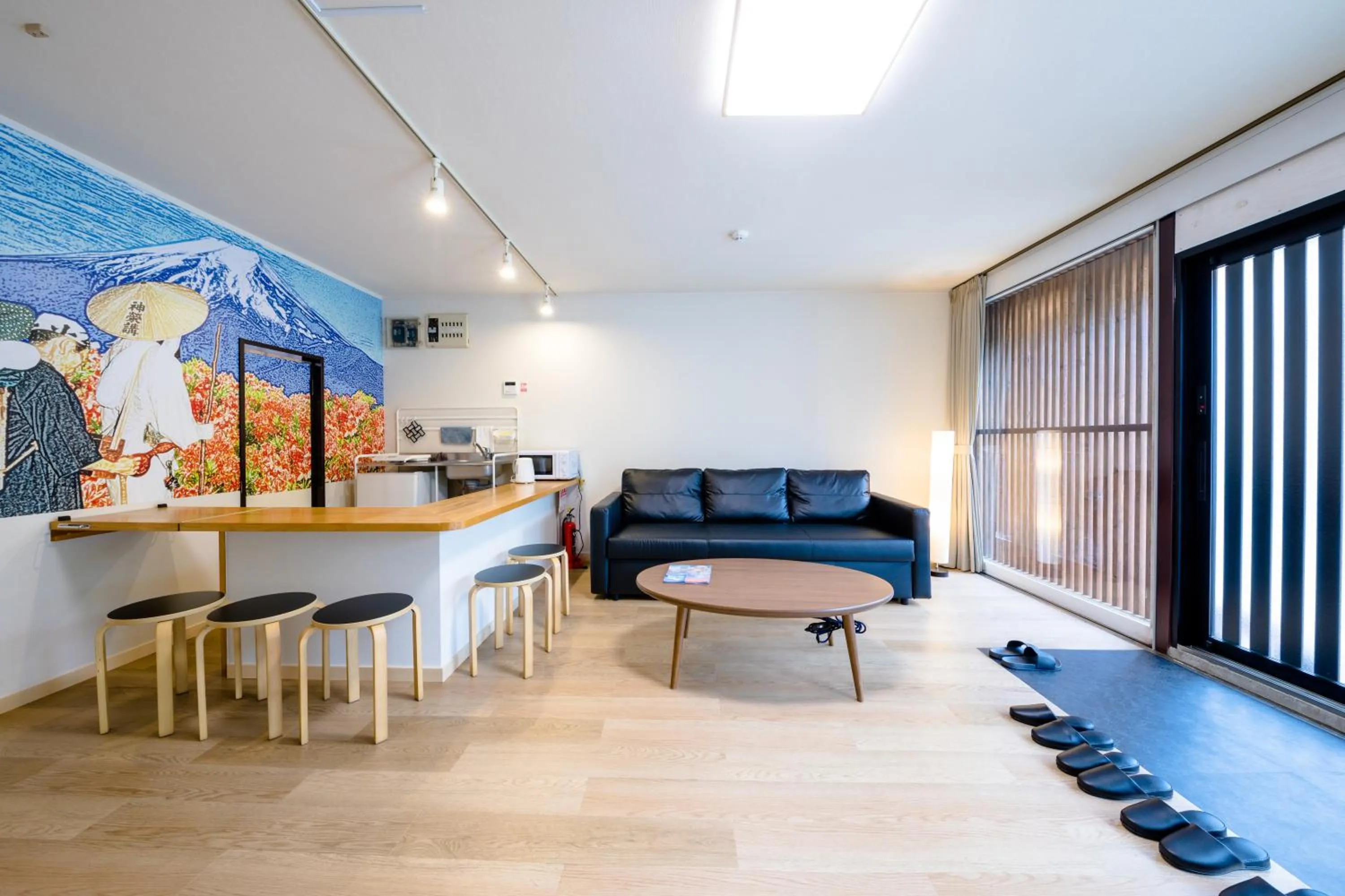 Living room in The road to Mt.Fuji