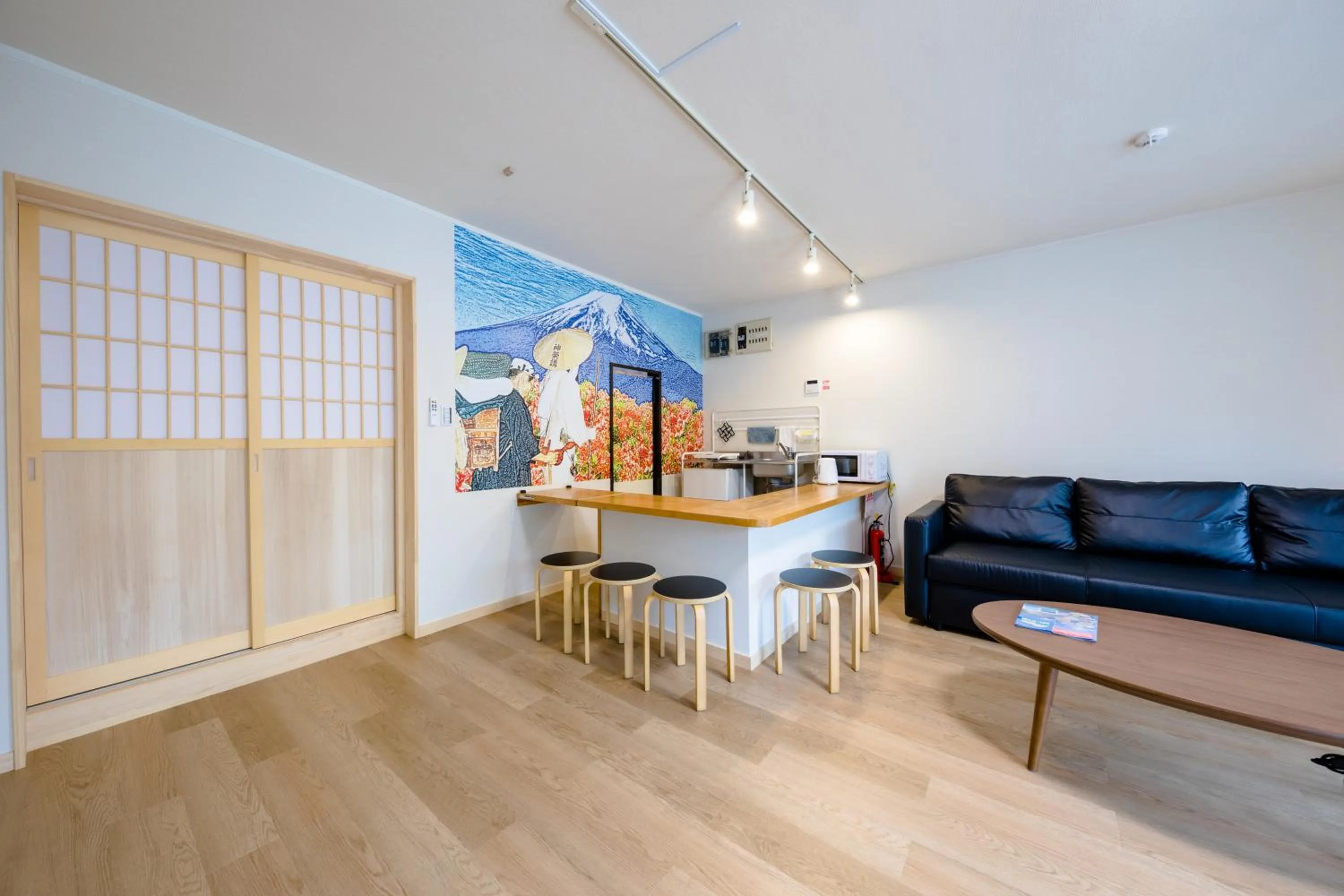 Living room in The road to Mt.Fuji