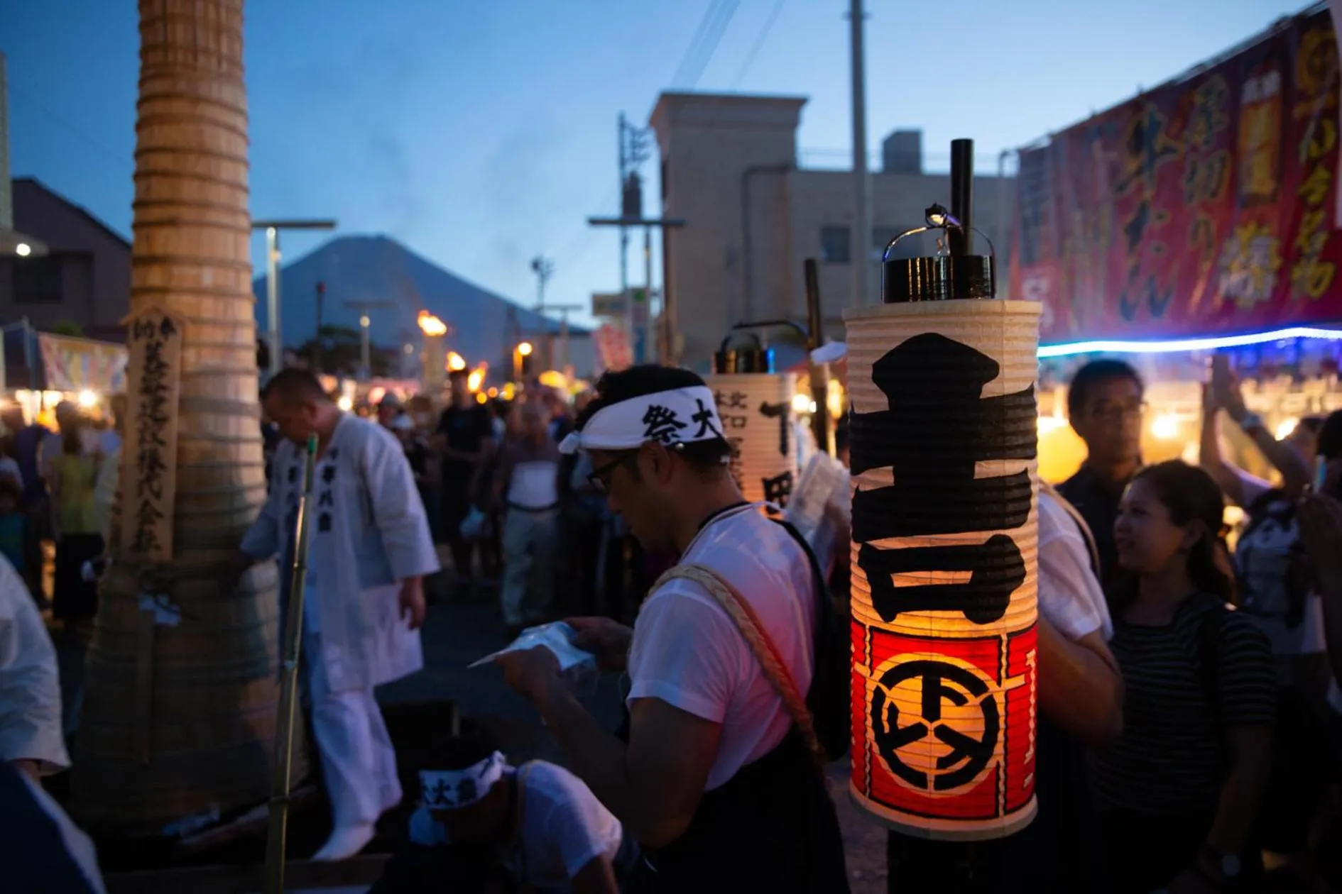 Entertainment in The road to Mt.Fuji