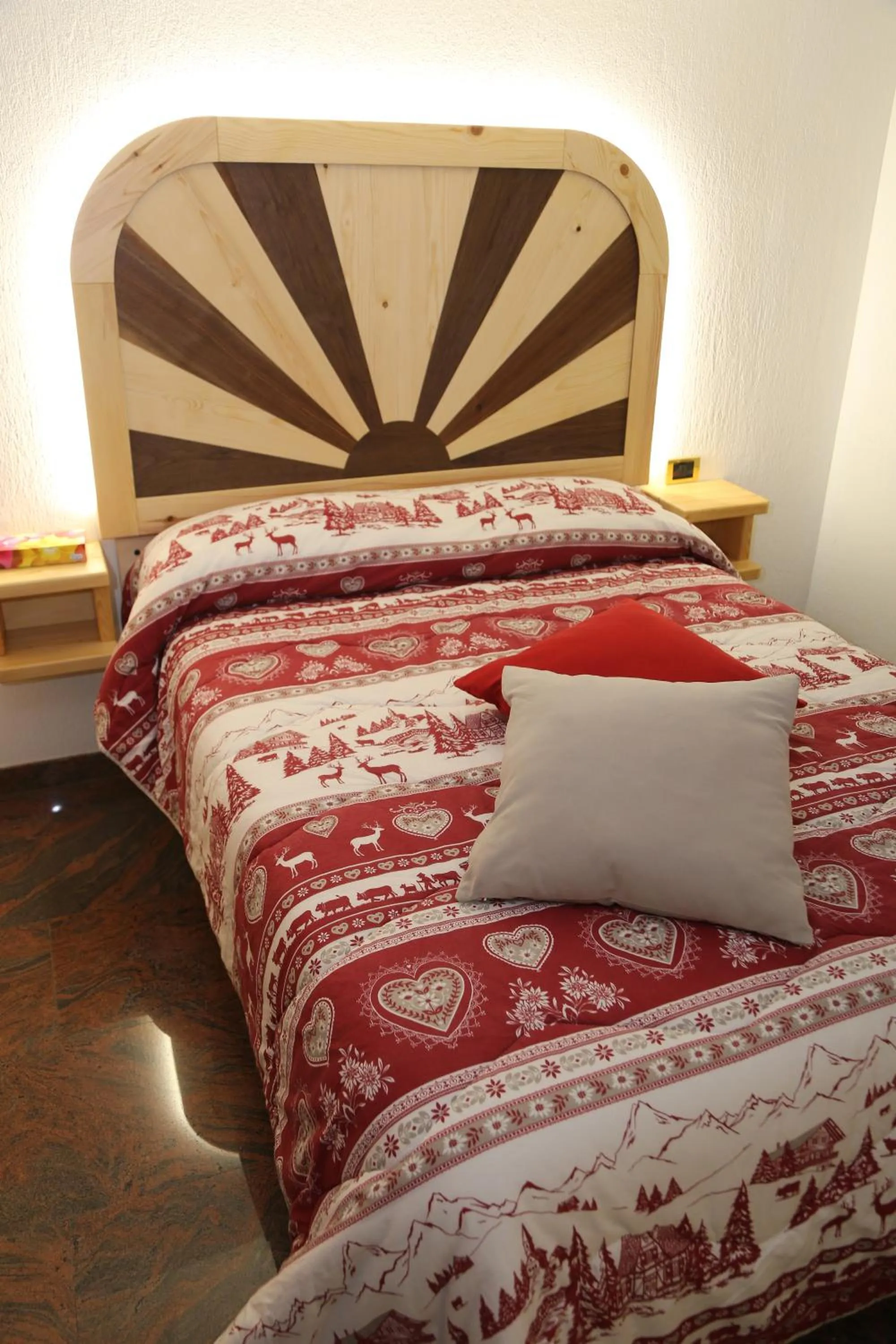 Bed in SUITE DEL VILLAGGIO