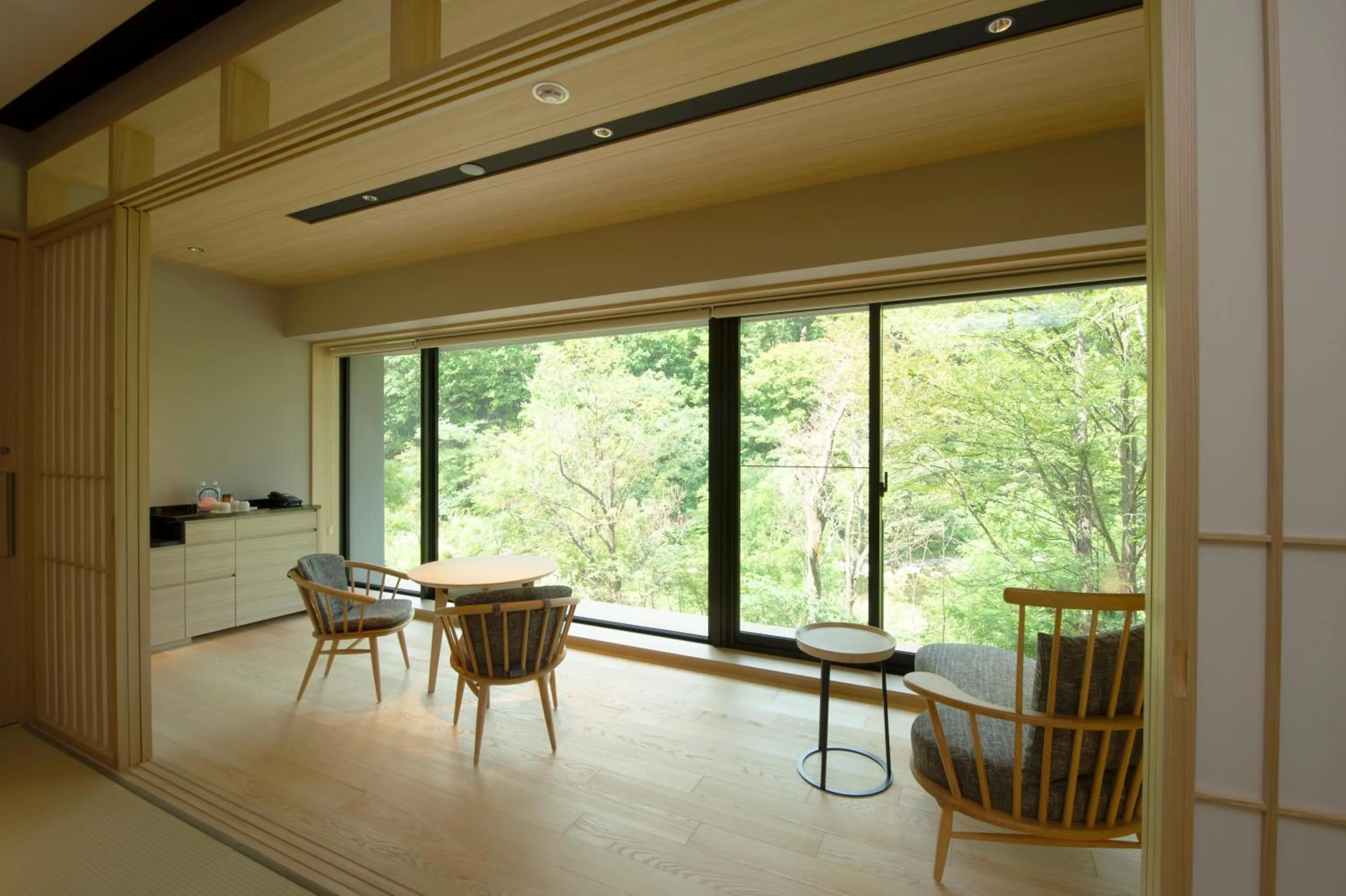 Garden view in Chalet Ivy Jozankei