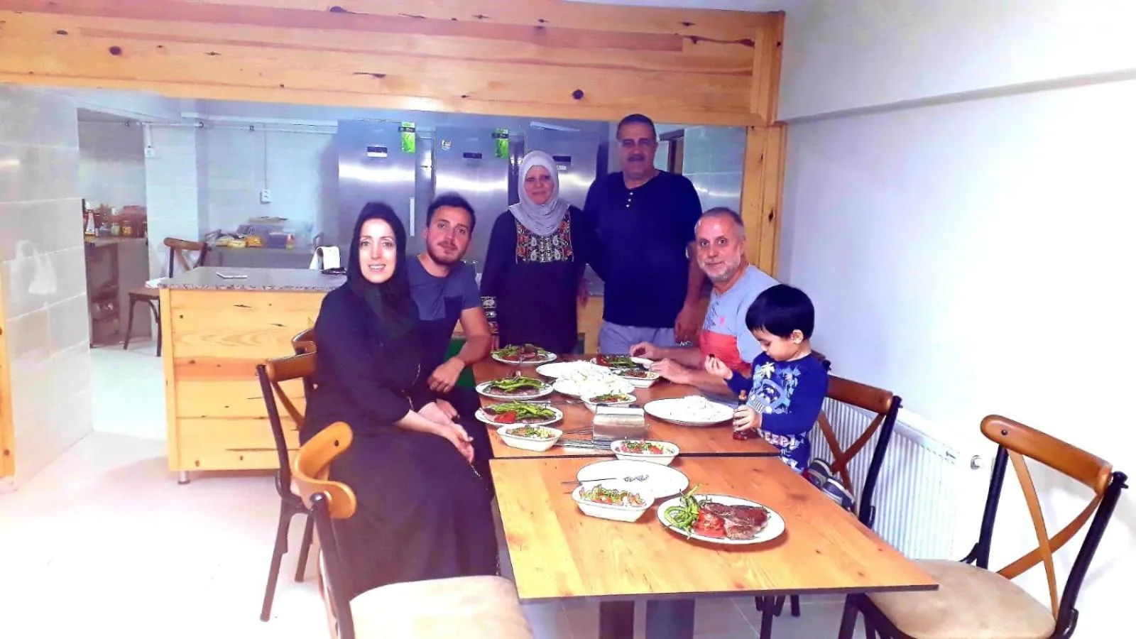 group of guests in Erdem Apart Otel