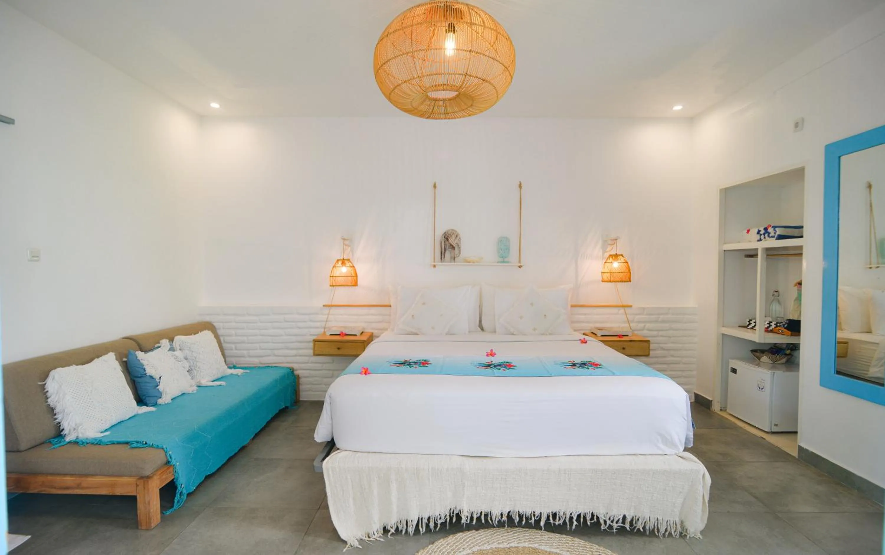 Bed in The Koho Air Hotel