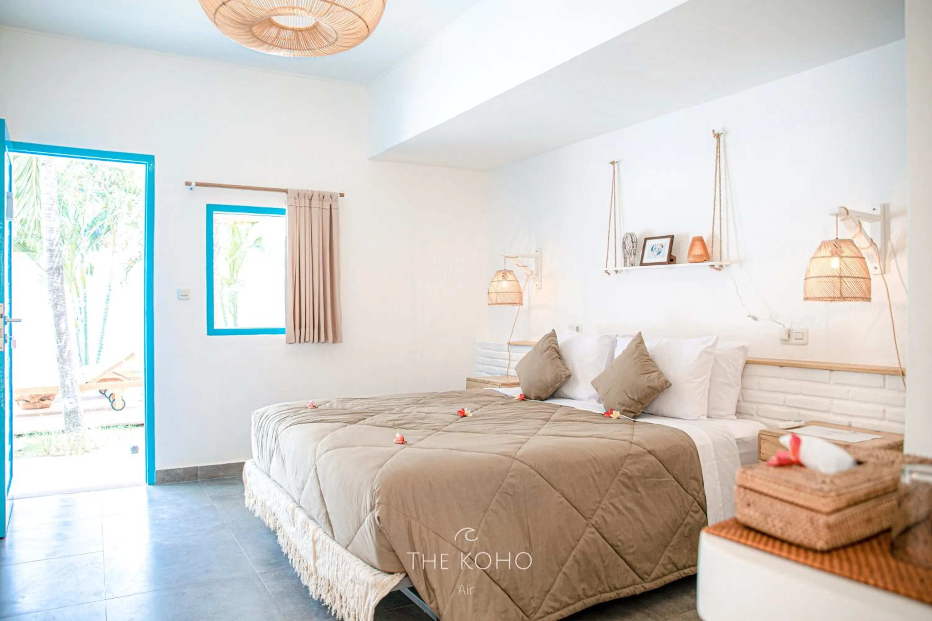 Bed in The Koho Air Hotel