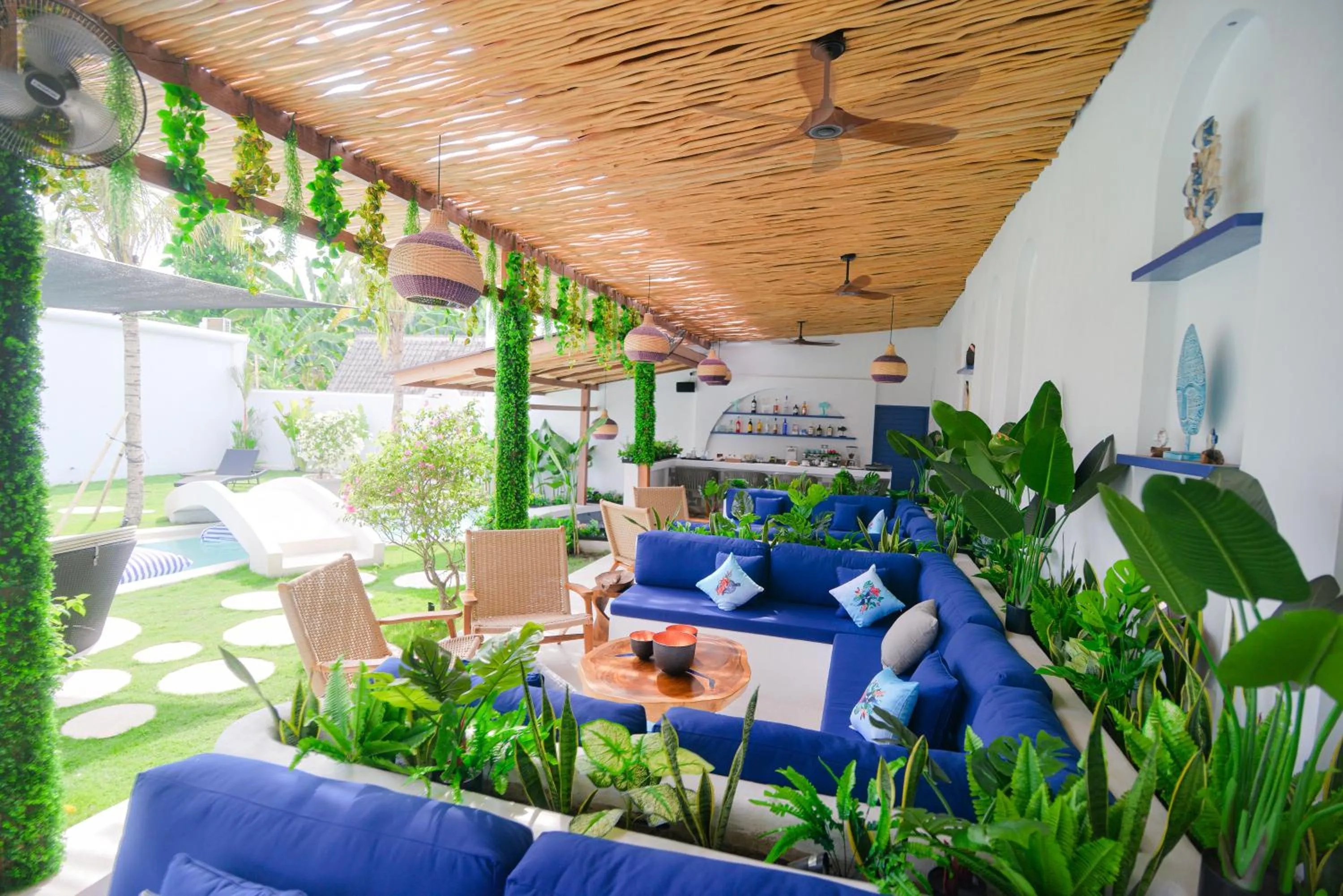 Seating area in The Koho Air Hotel