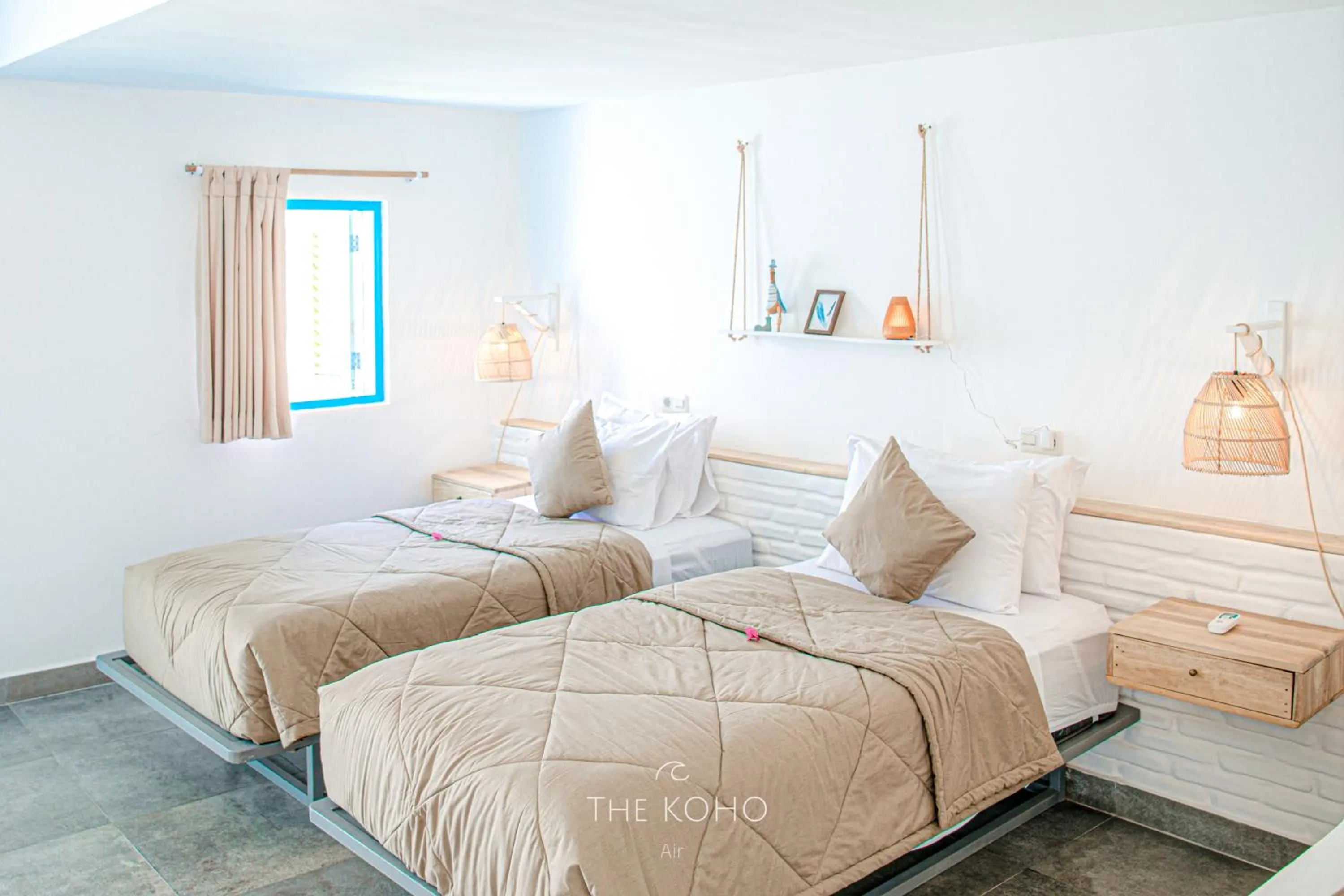 Bed in The Koho Air Hotel