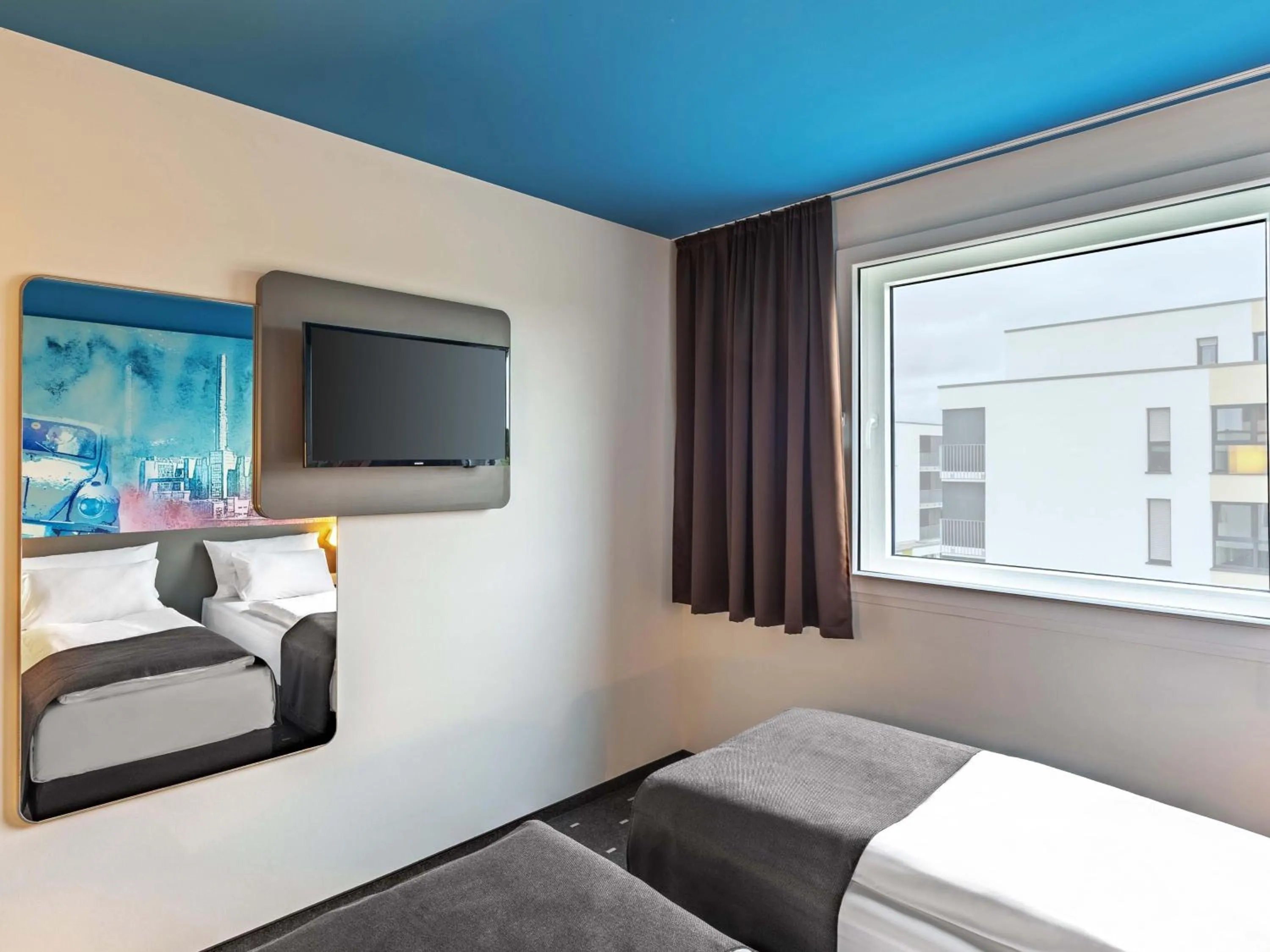 Photo of the whole room, Bed in B&B Hotel Wolfsburg-Weyhausen