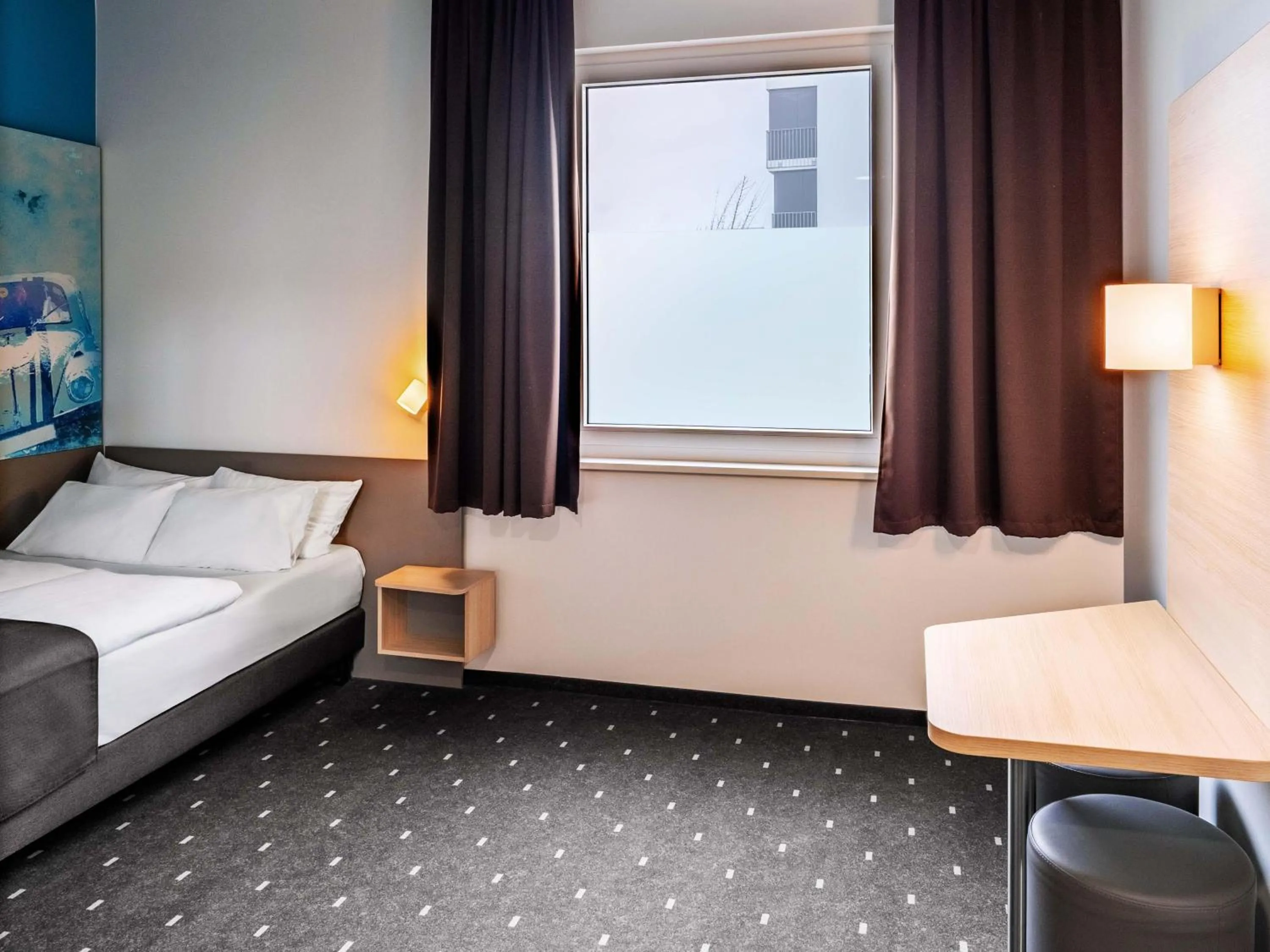 Photo of the whole room, Bed in B&B Hotel Wolfsburg-Weyhausen