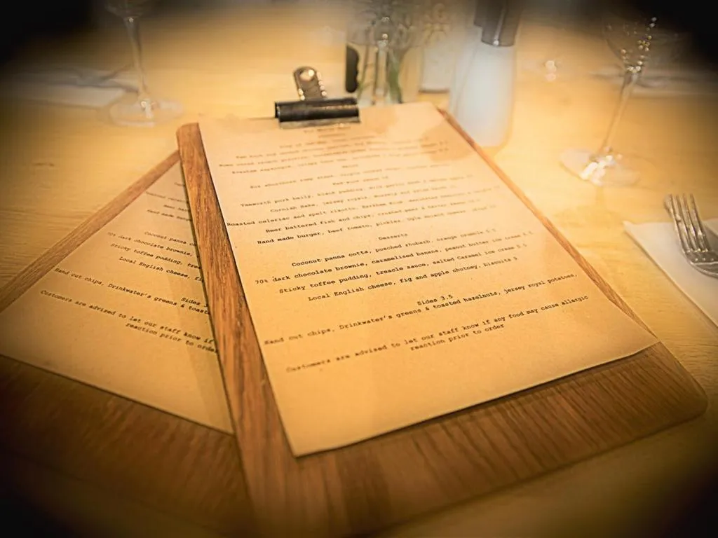 Dining area in The White Bear