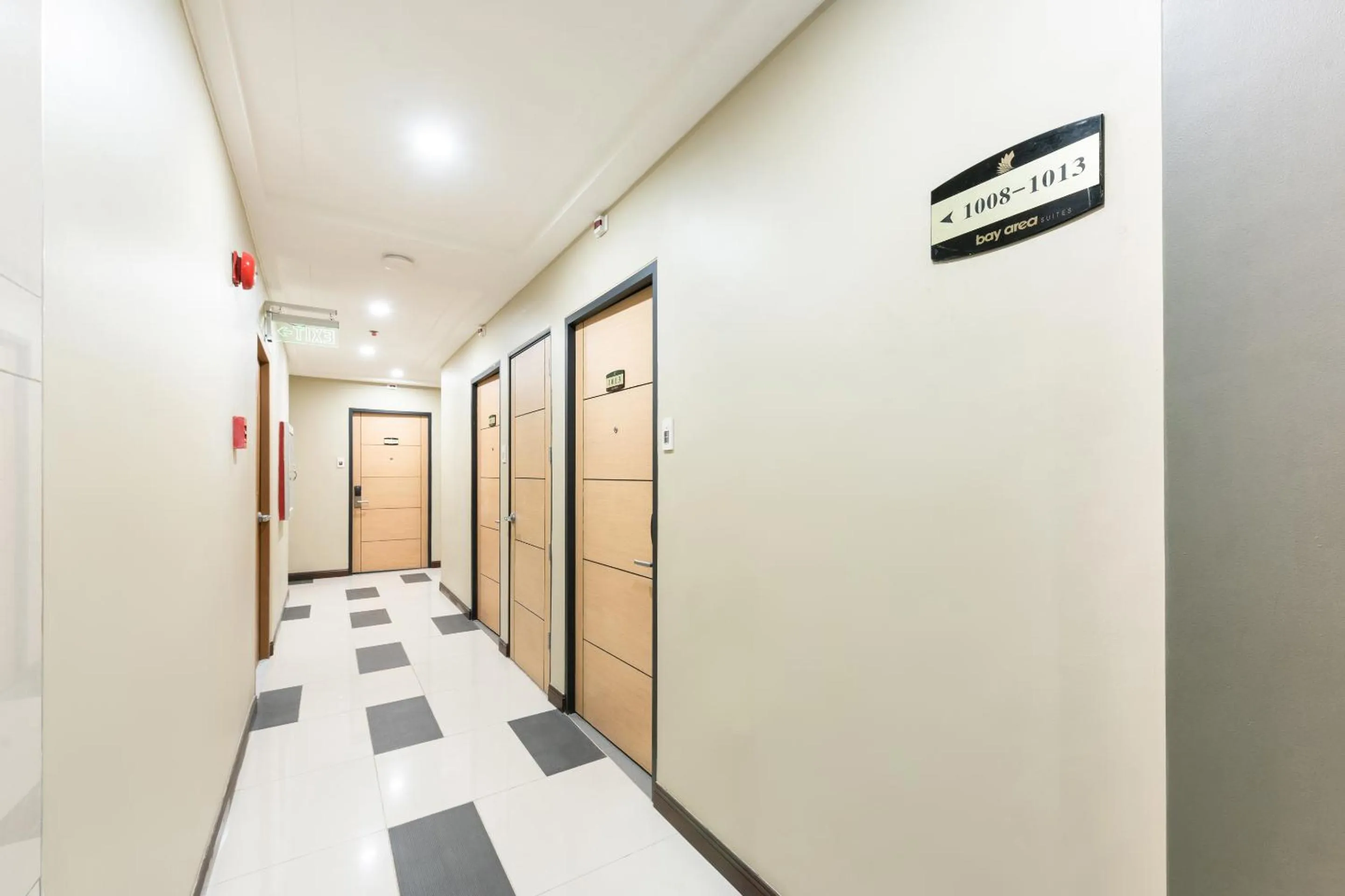 Floor plan in Bay Area Suites Manila