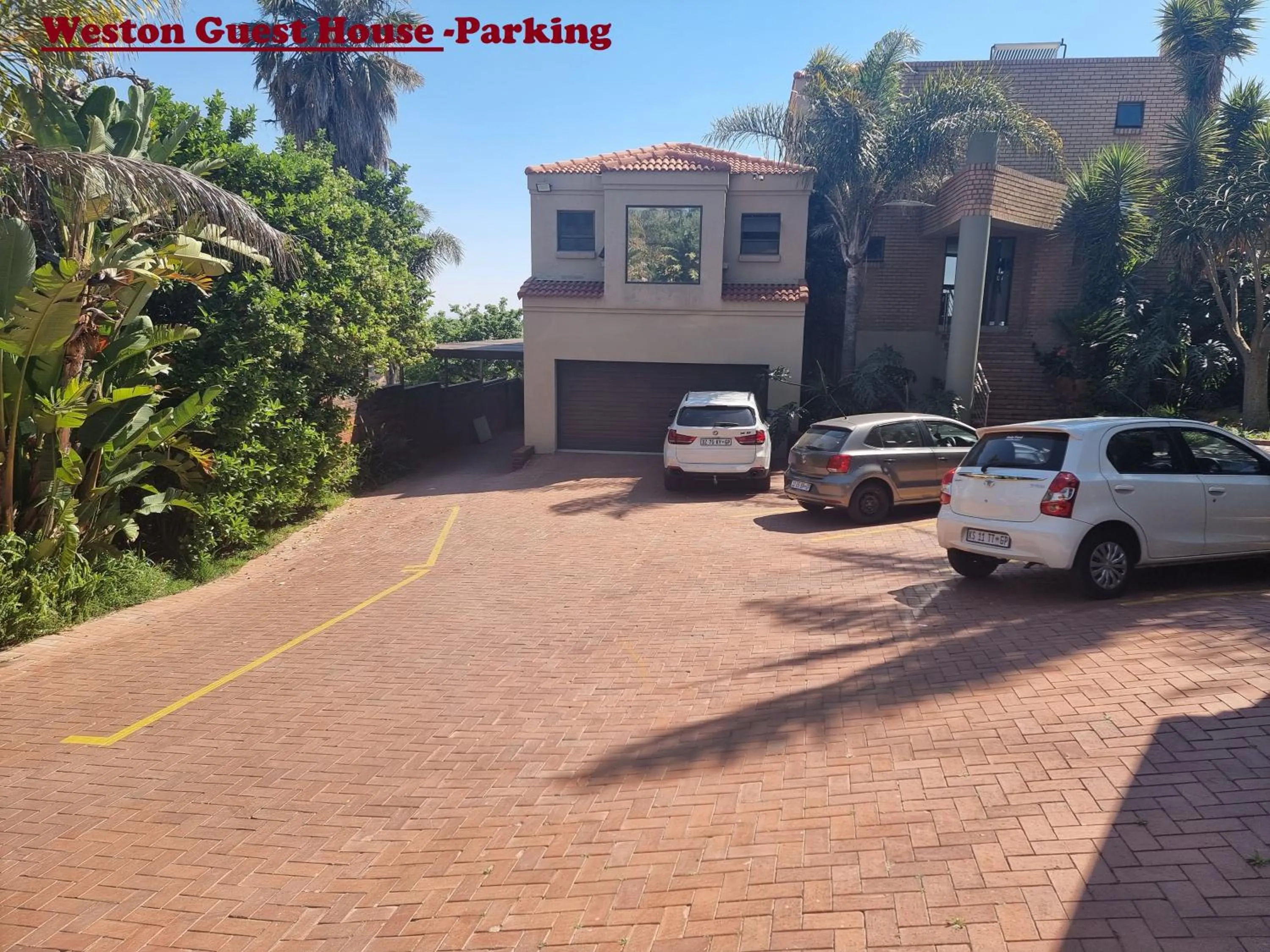 Parking in Weston Guest House Krugersdorp